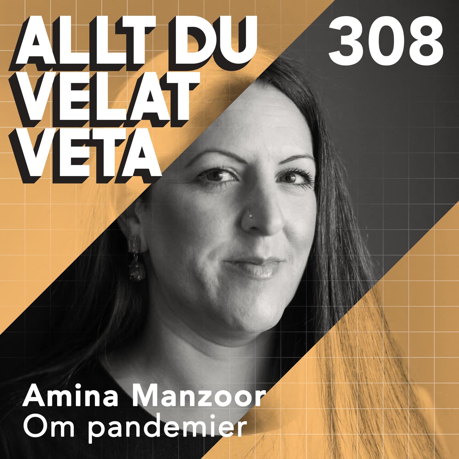 308 Om pandemier med Amina Manzoor artwork