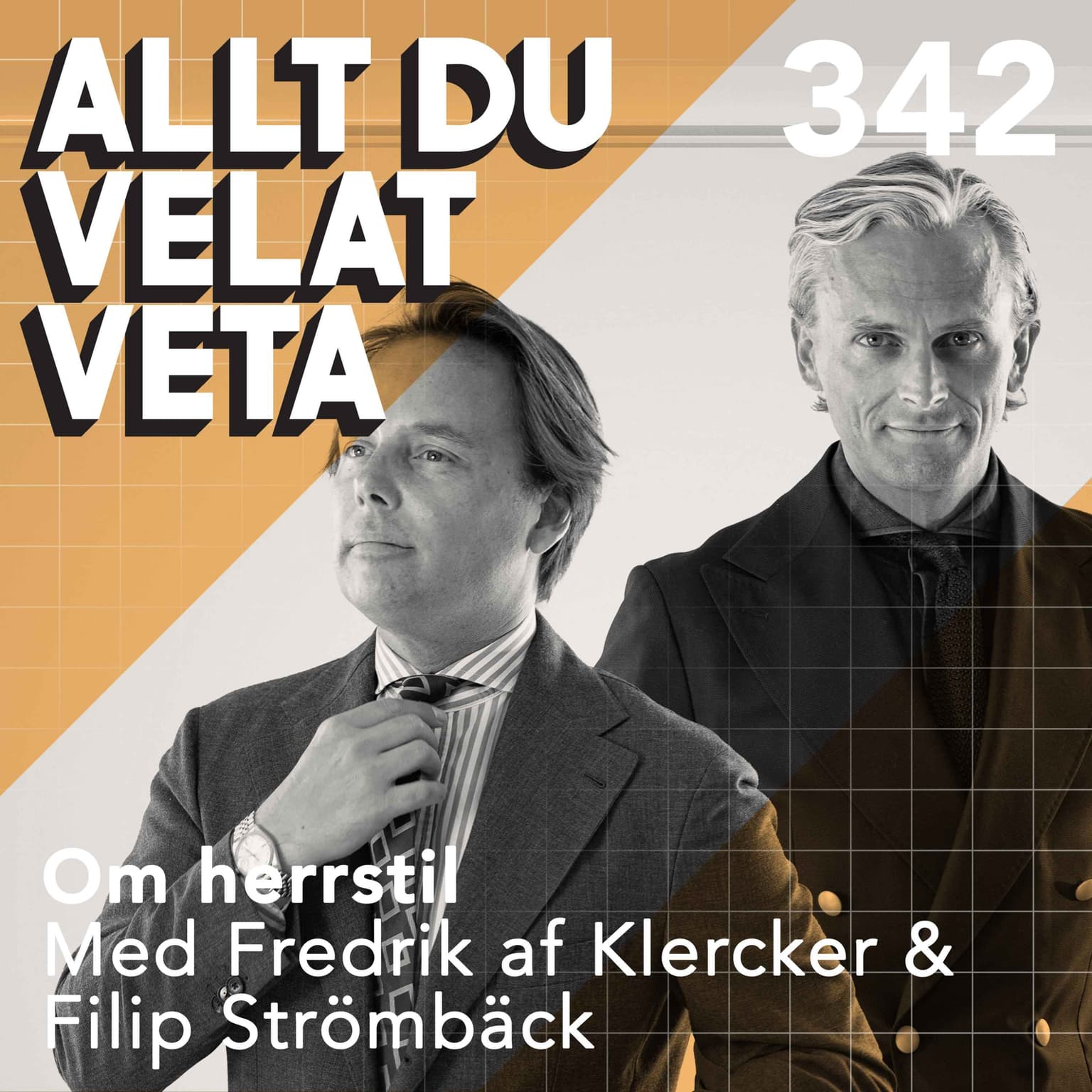 342 Om herrstil med Fredrik af Klercker och Filip Strömbäck artwork