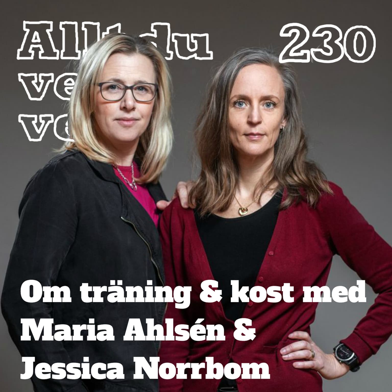 230 om träning och kost med Maria Ahlsén och Jessica Norrbom artwork