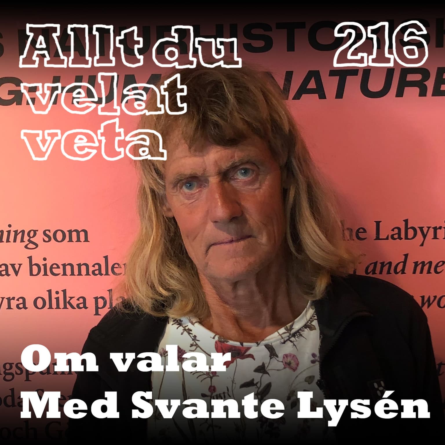 216 Om valar med Svante Lysén artwork