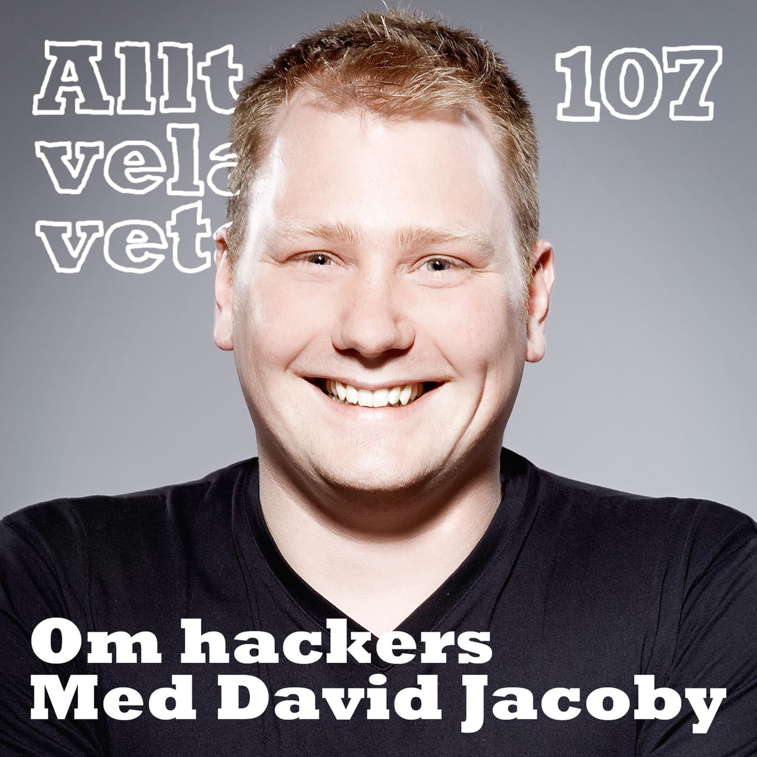 107 Om hackers med David Jacoby artwork