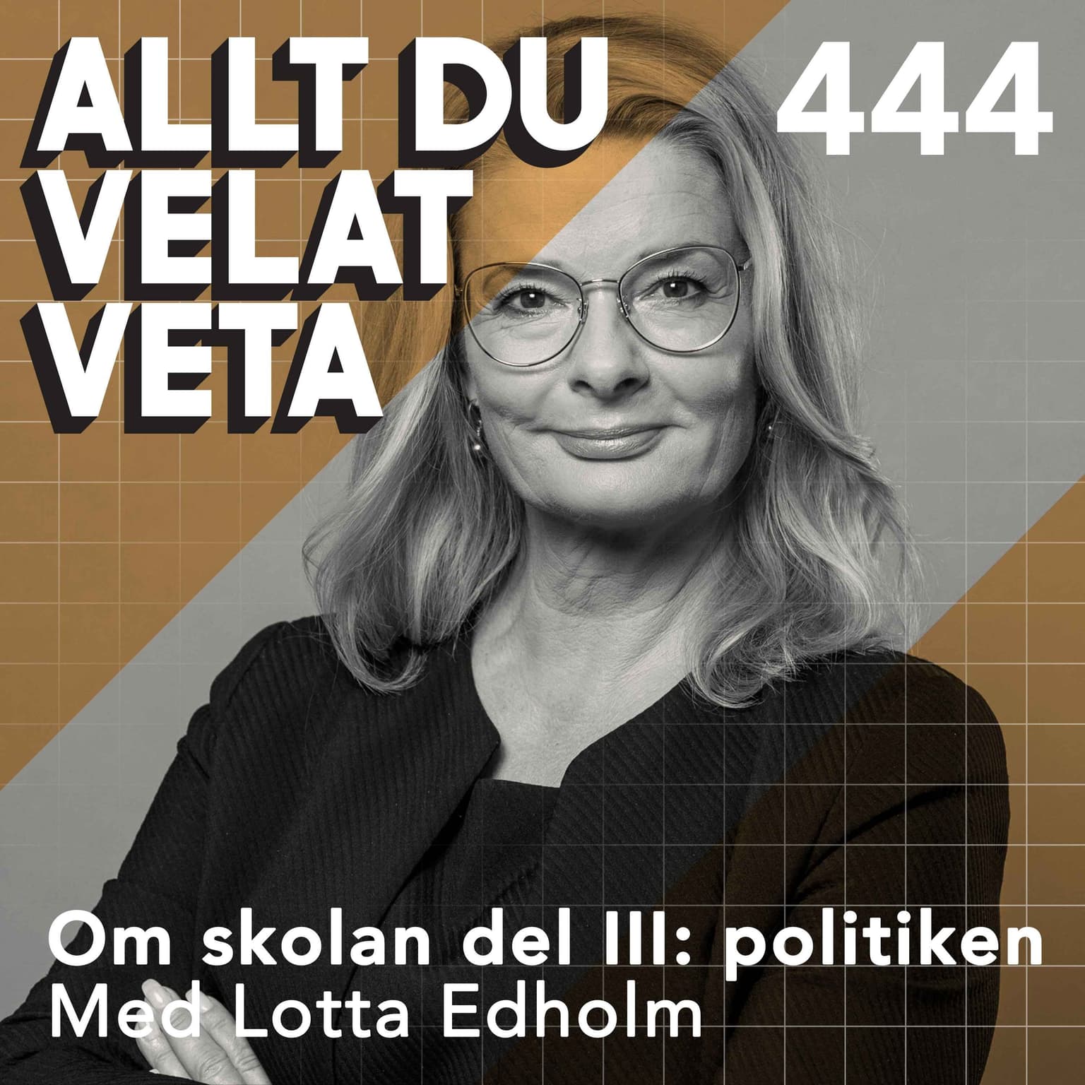 444 Om skolan del III: politiken med skolminister Lotta Edholm artwork