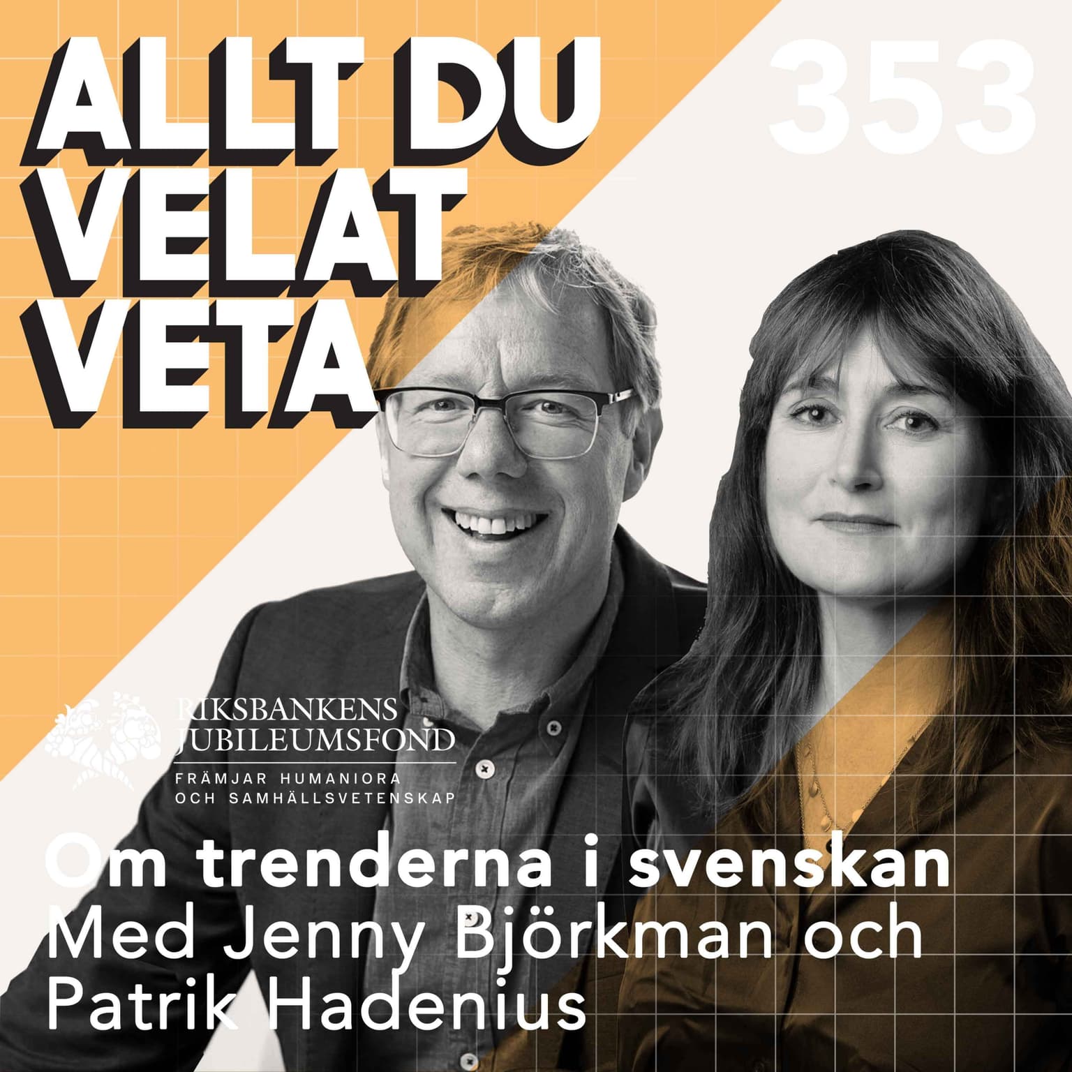 353 Om tillståndet i svenska språket med Jenny Björkman och Patrik Hadenius artwork