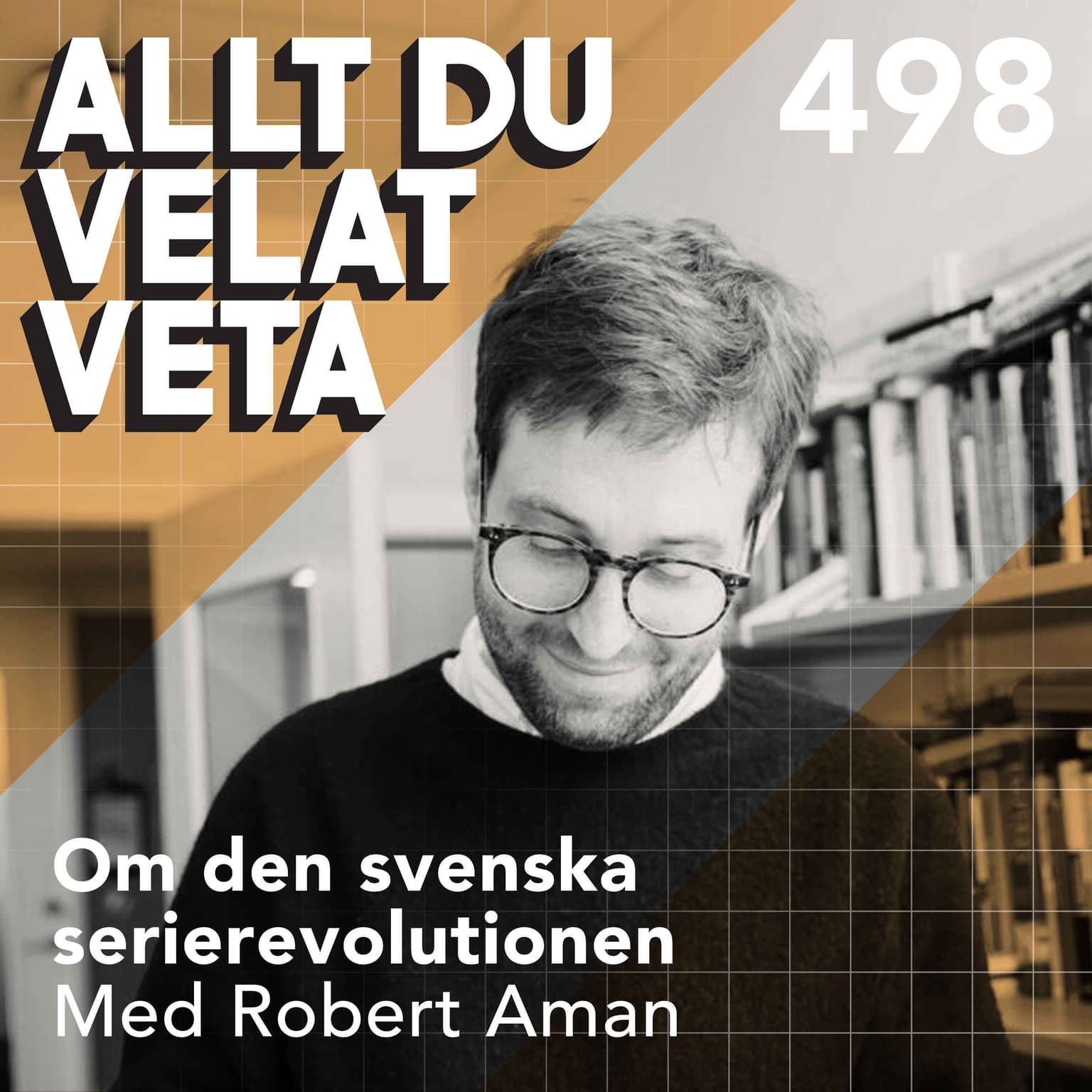498 Om den svenska serierevolutionen med Robert Aman artwork