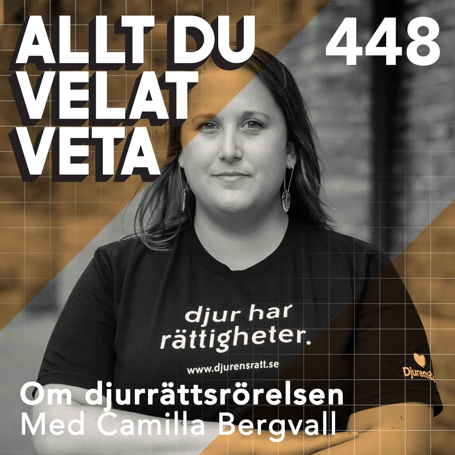 448 Om djurrättsrörelsen med Camilla Bergvall artwork