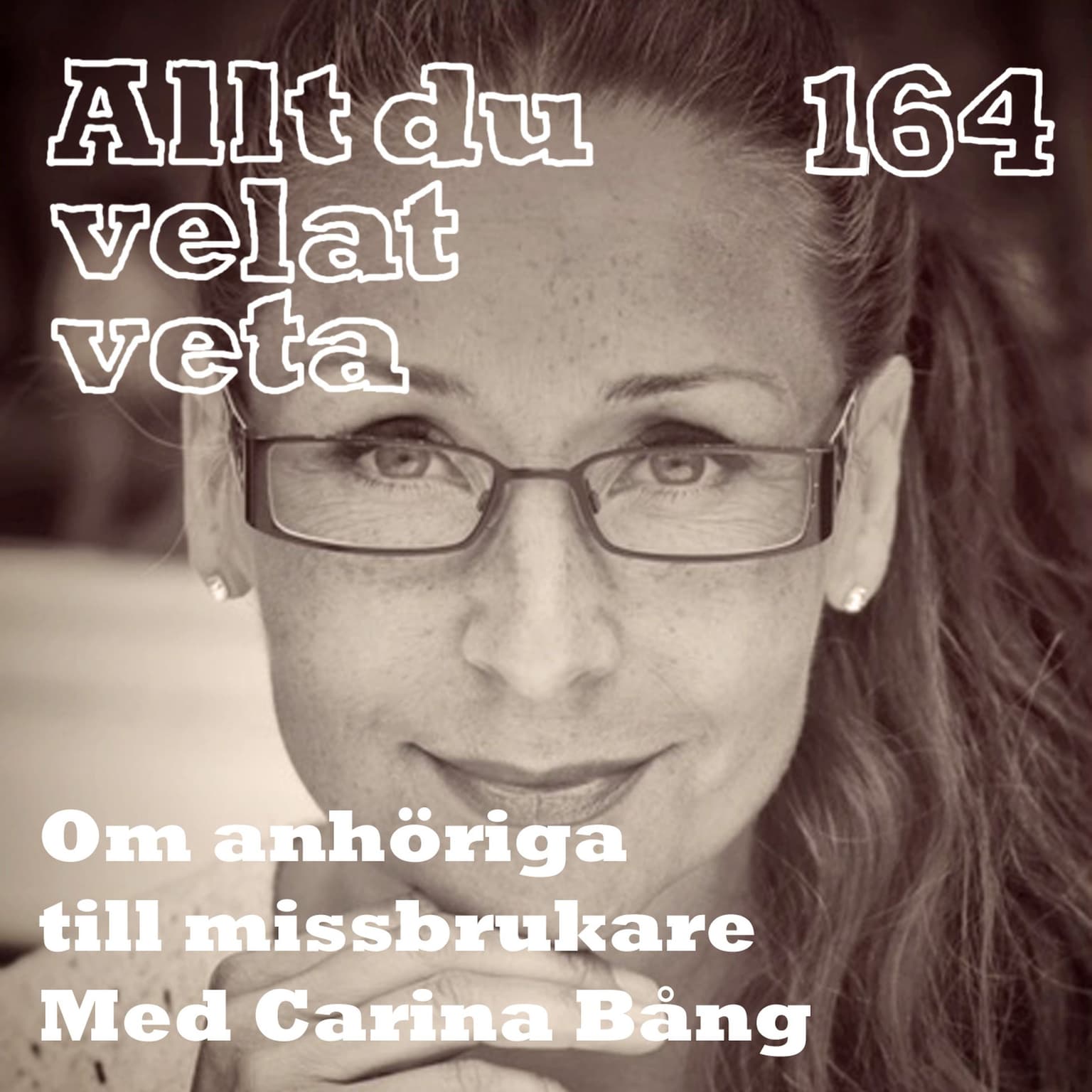 164 Om anhöriga till missbrukare med Carina Bång artwork