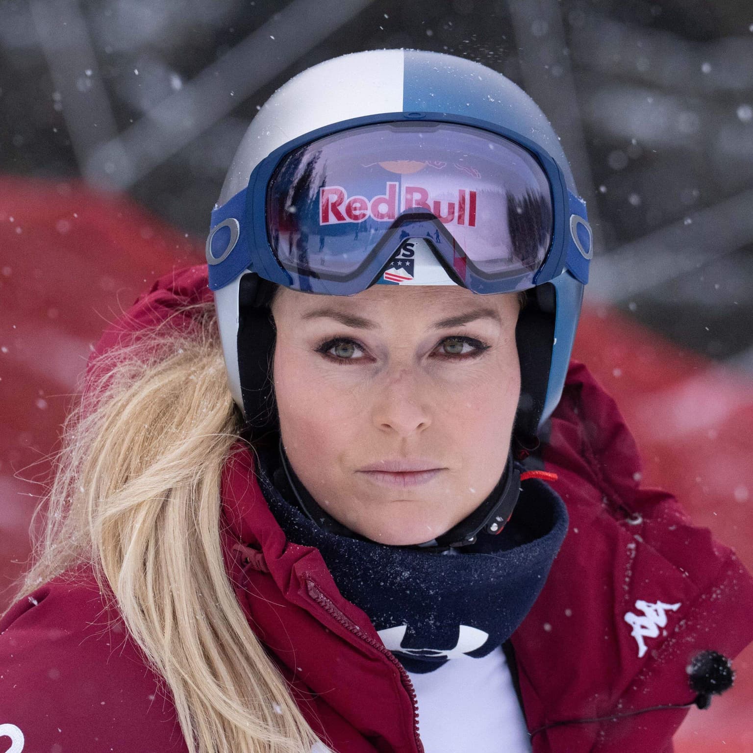 Skier Lindsey Vonn won't back down artwork
