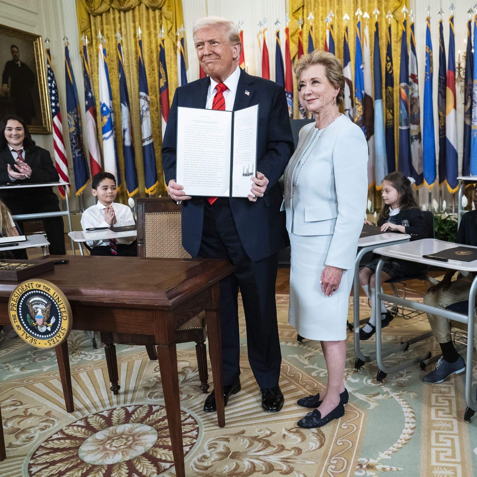 Trump moves closer to closing the Education Department artwork
