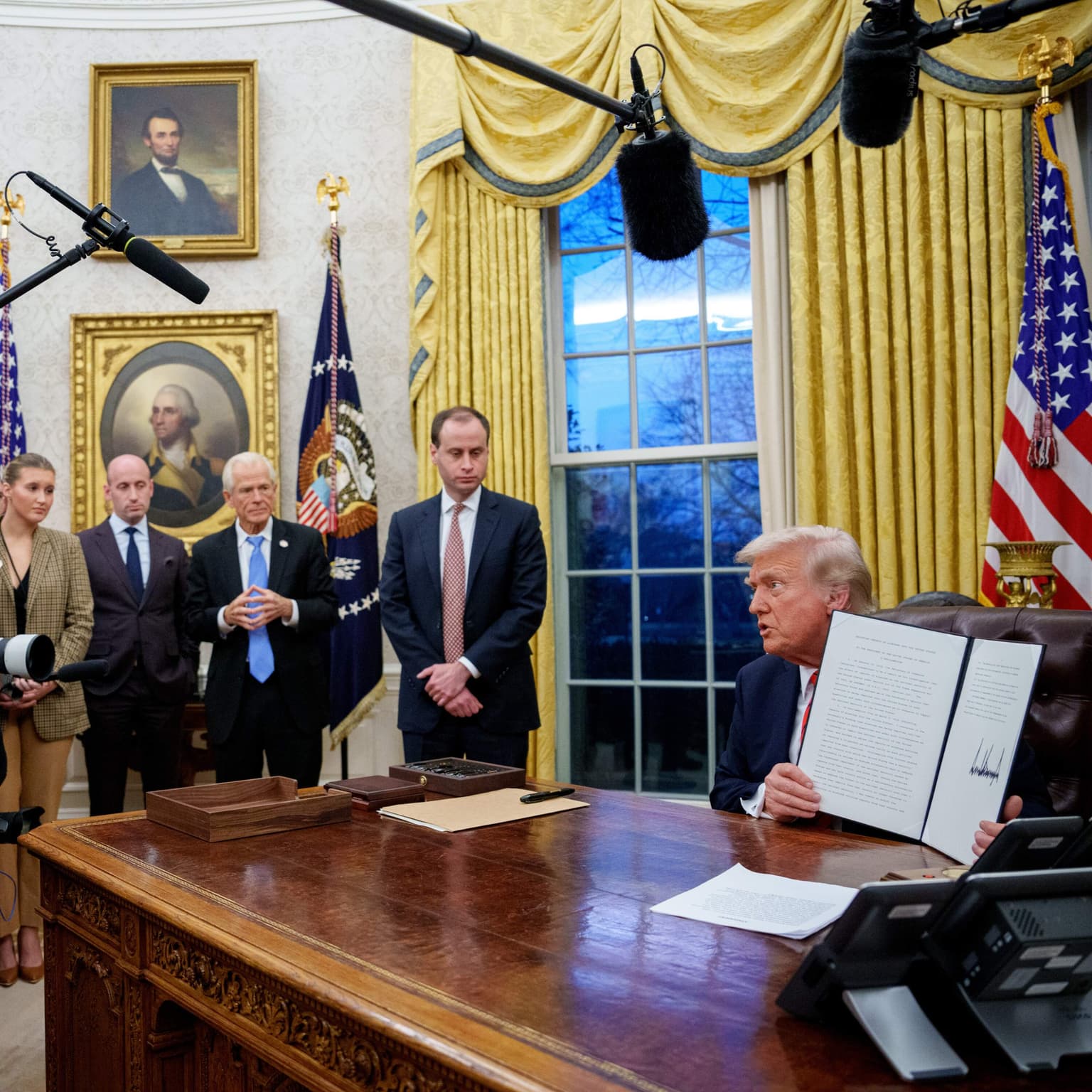 Trump promised Americans impartial justice. Is he delivering? artwork