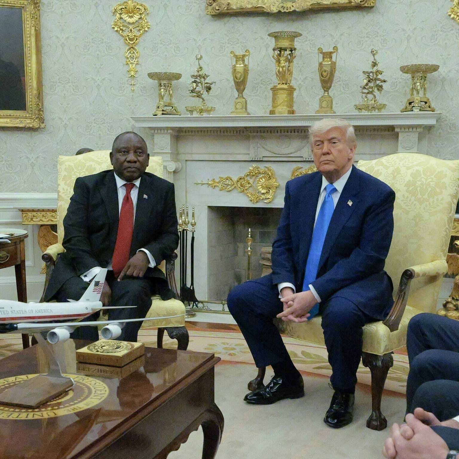 Misinformation channels to the Oval Office artwork