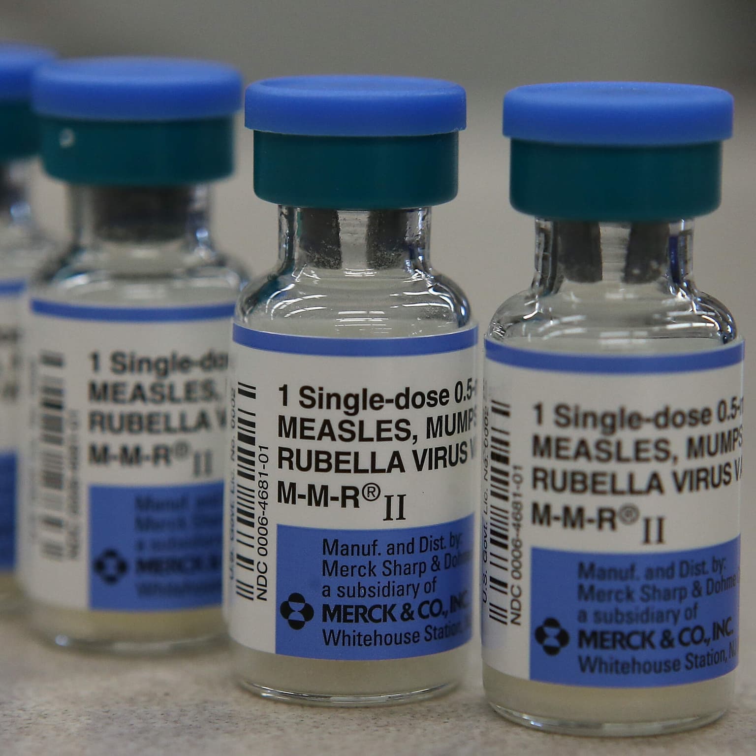 Measles cases are up and childhood vaccinations are down artwork