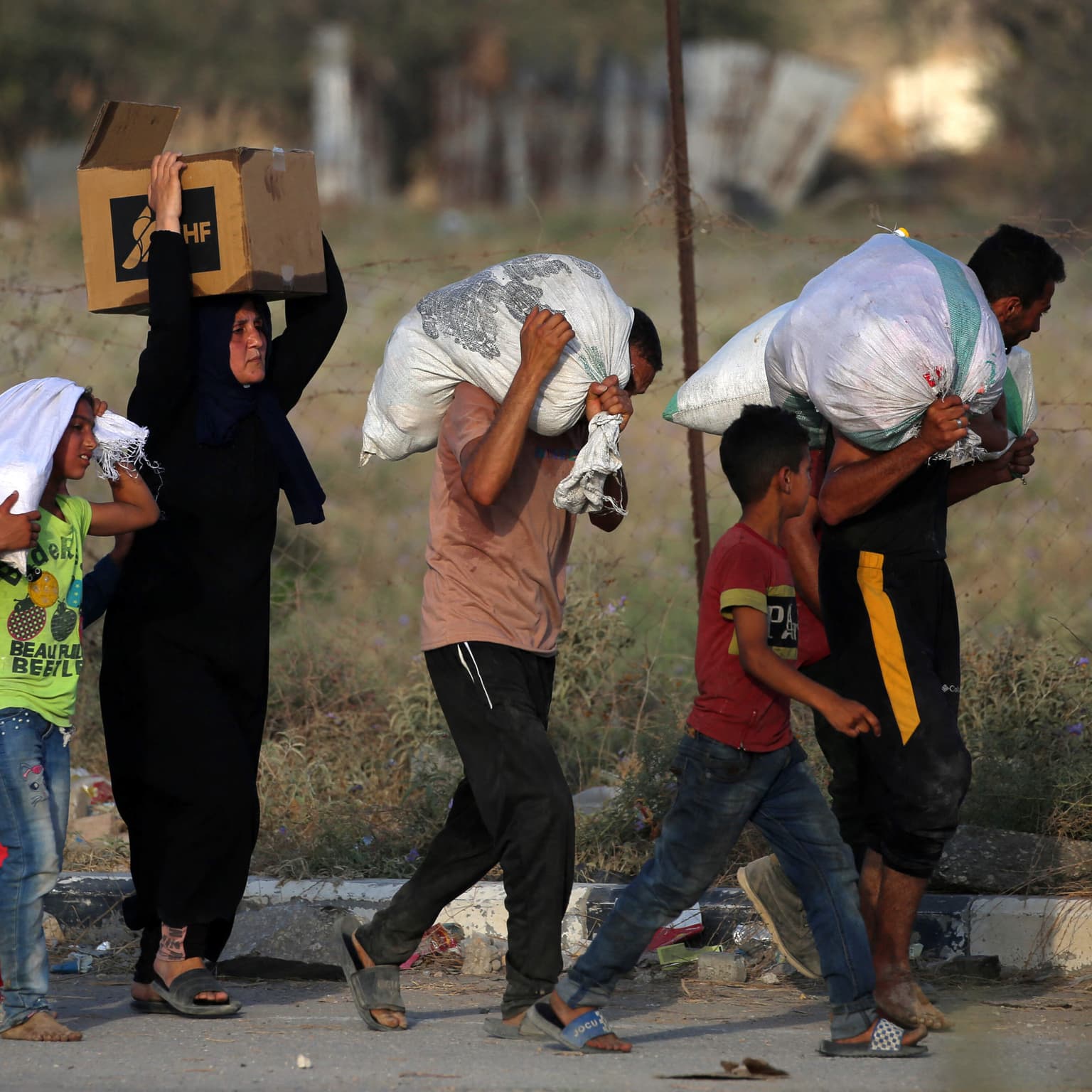 A harrowing journey to find food in Gaza artwork