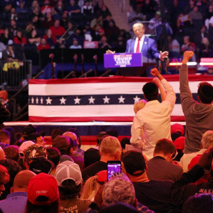 Donald Trump's closing argument: leaning into the extreme rhetoric artwork