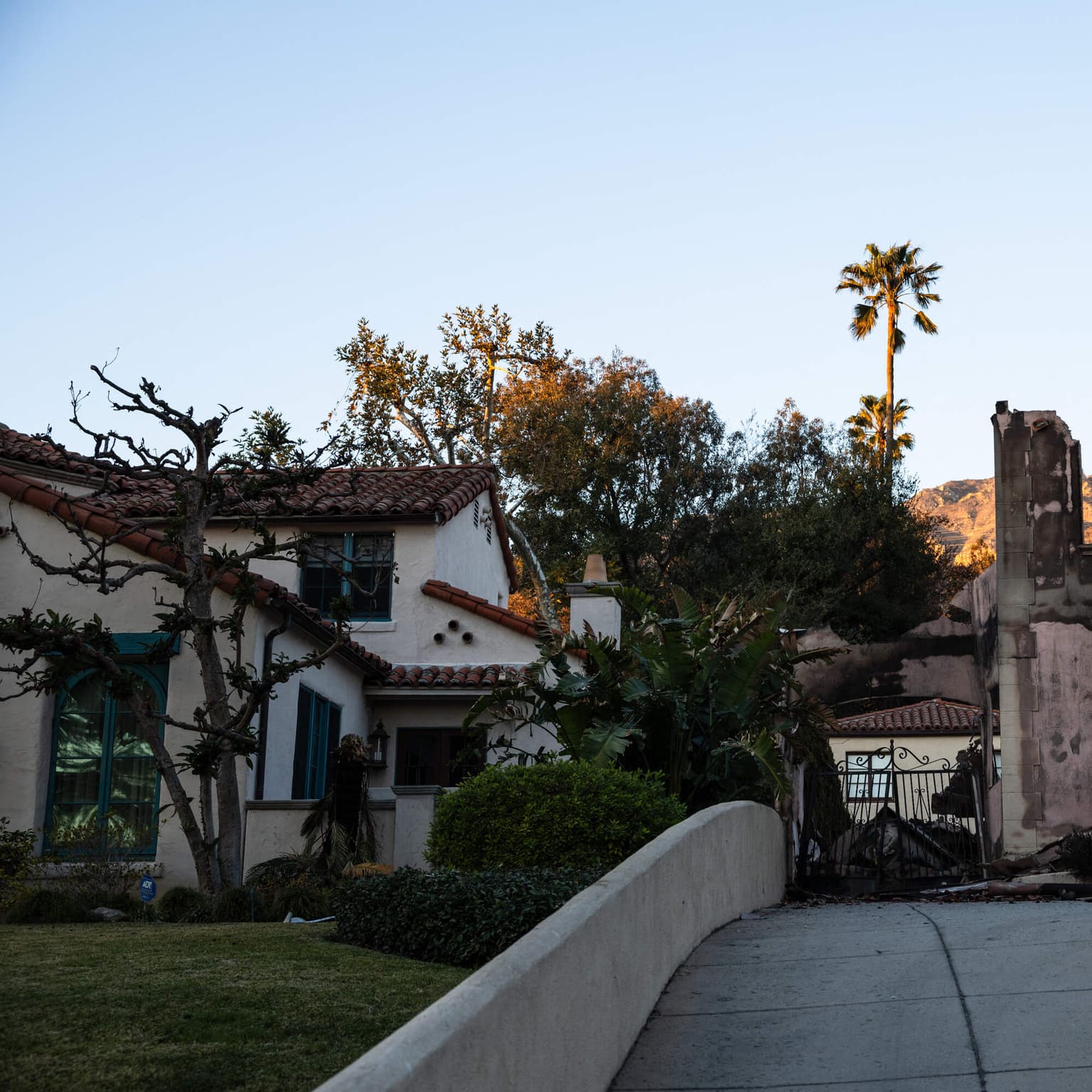 Their home survived the fires, but there's still danger everywhere artwork
