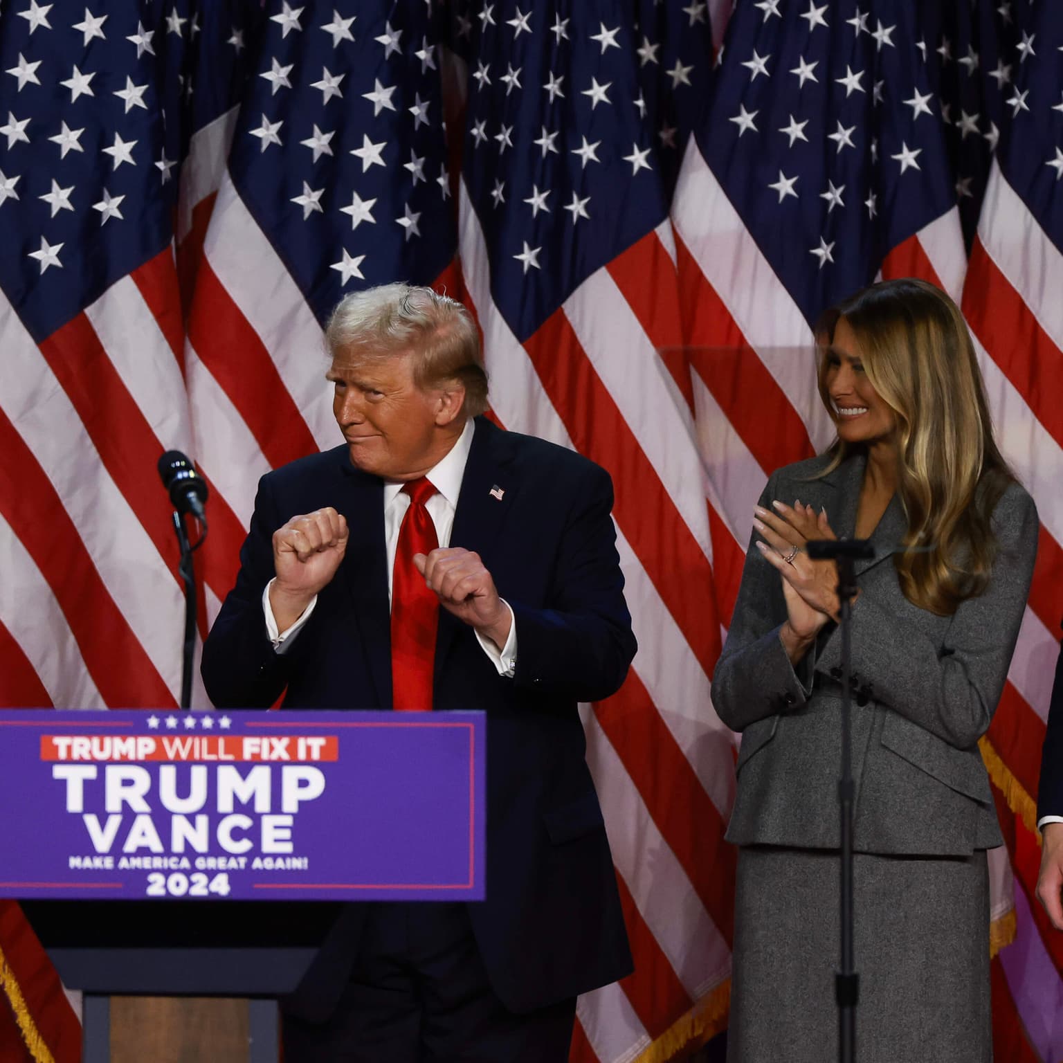 Who's sending Trump back to the White House and why? artwork