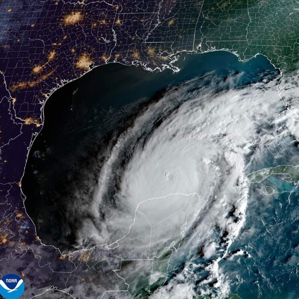 Hurricane Milton's triple threat artwork