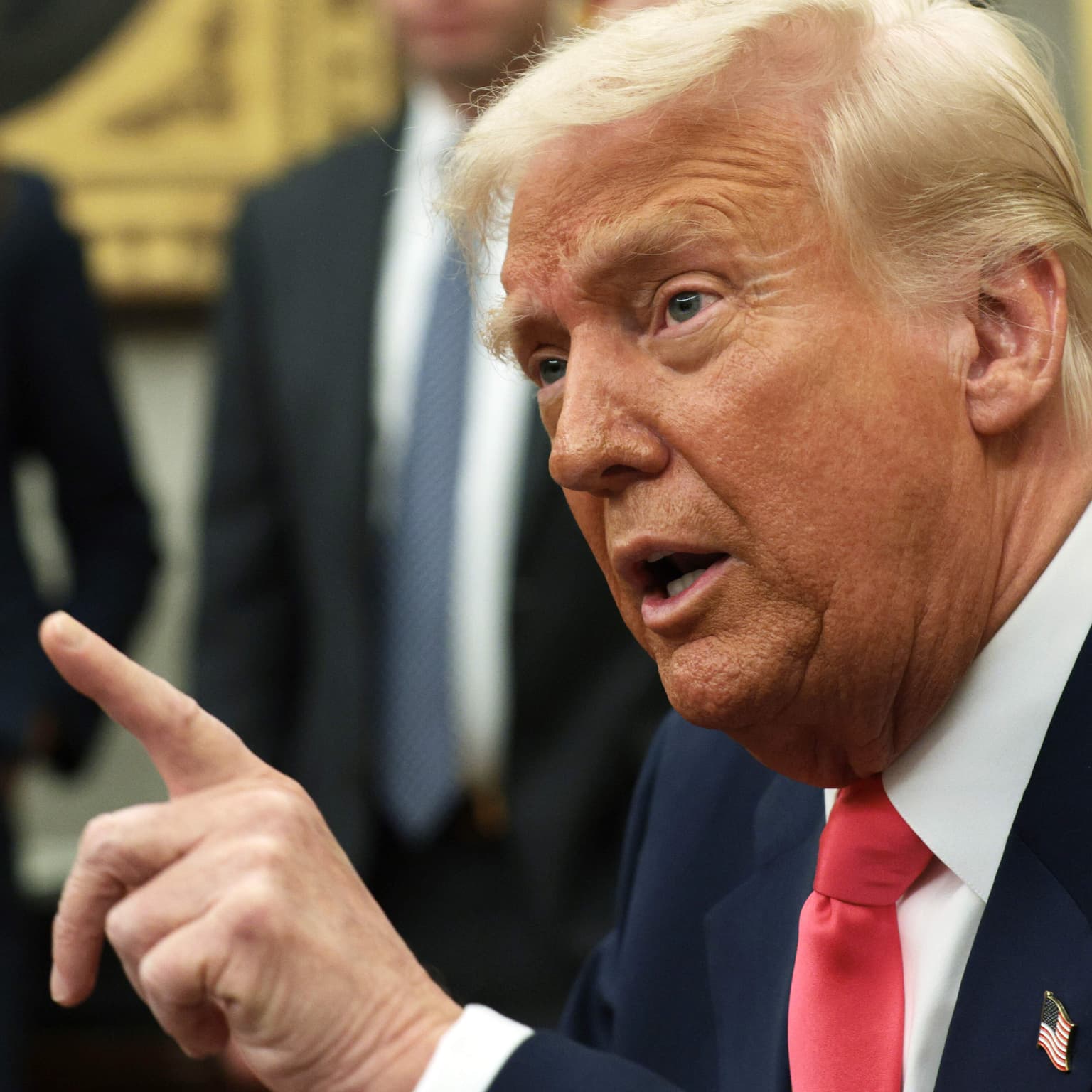 Trump targets Big Law, and Big Law appears intimidated artwork