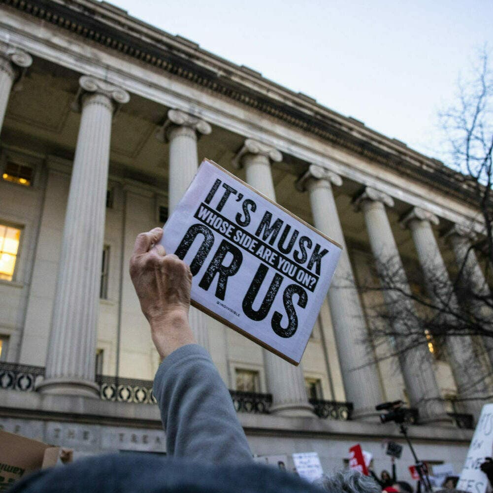 After weeks of chaos, the future is uncertain for thousands of federal workers artwork