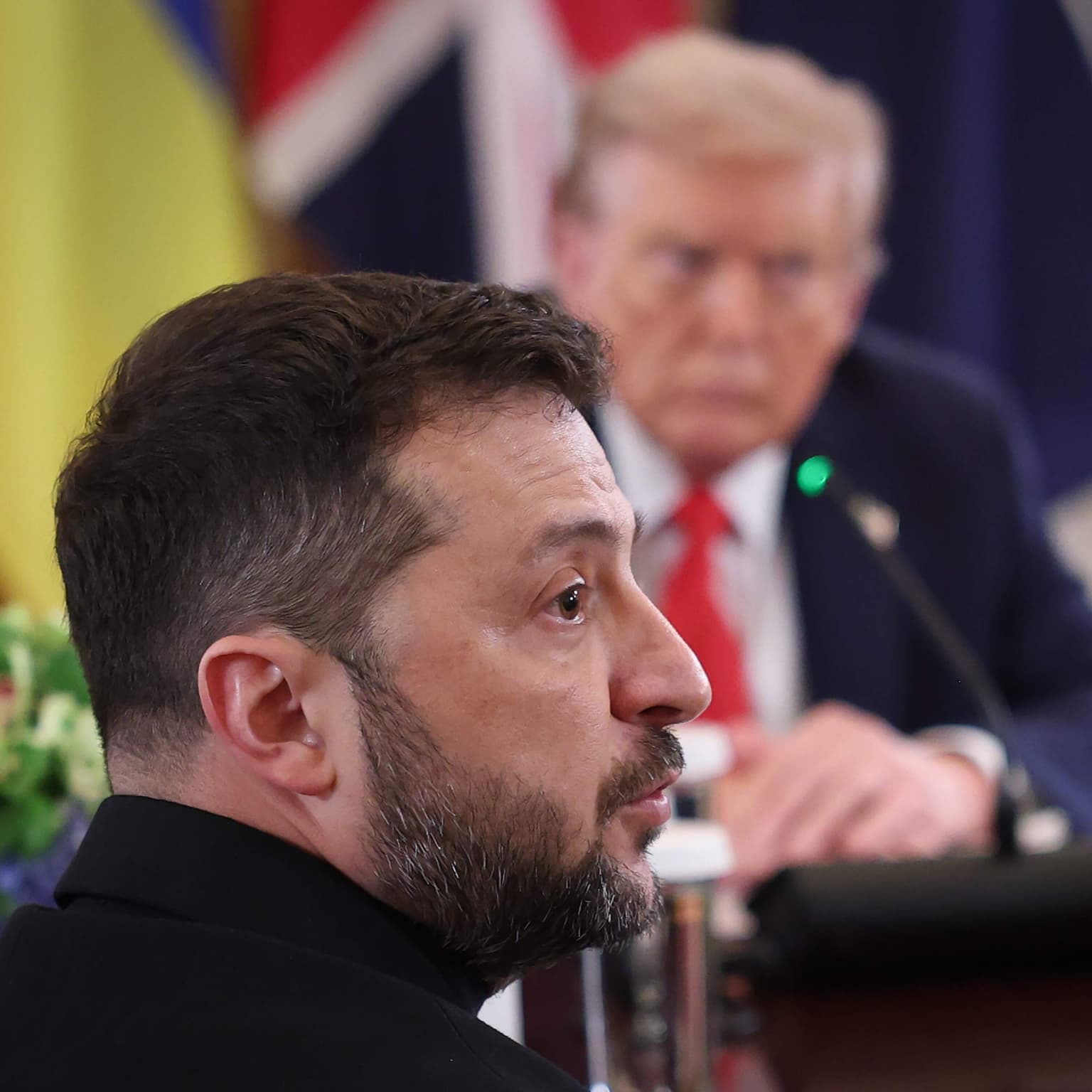 Trump and Zelenskyy meet again artwork