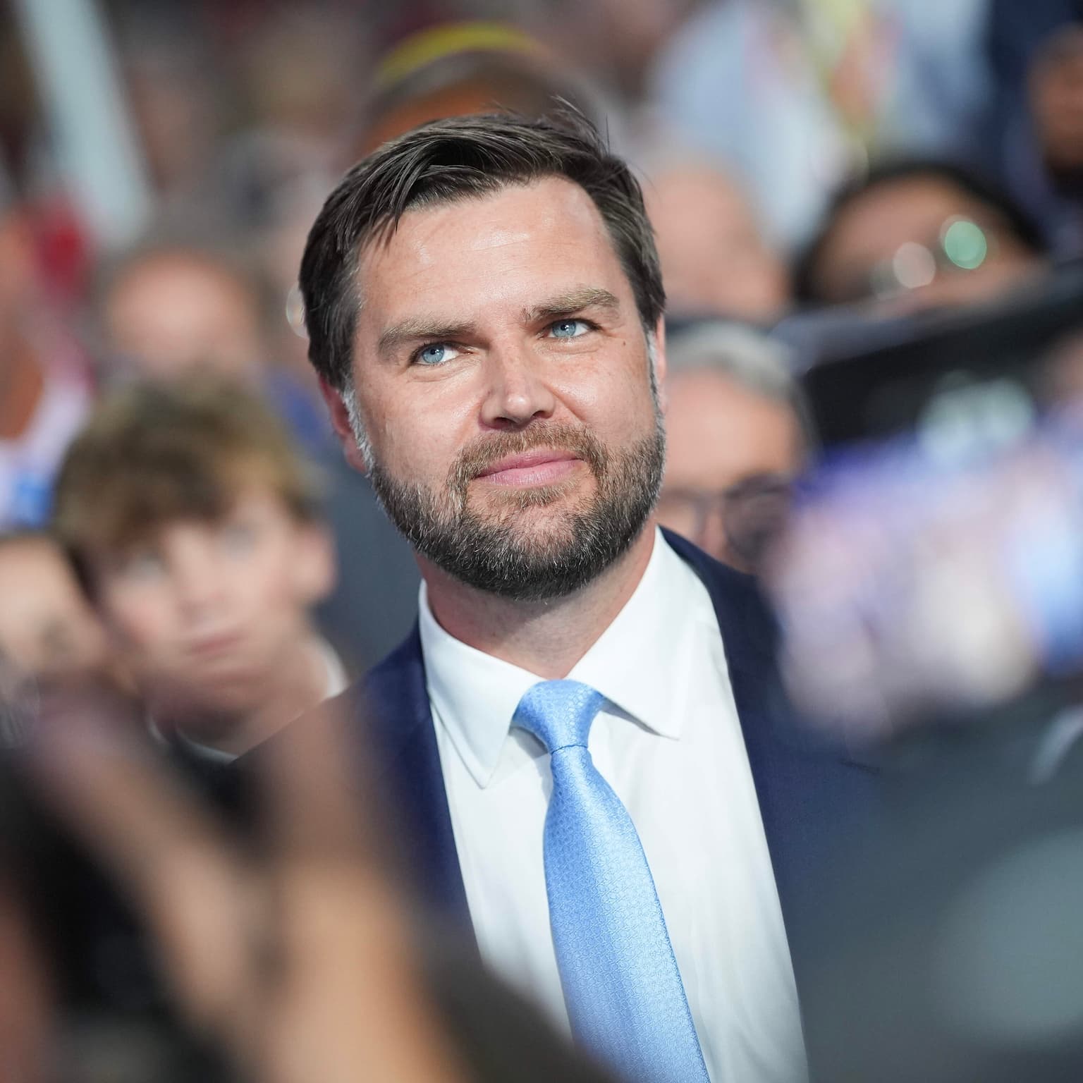 The political evolution of J.D. Vance artwork