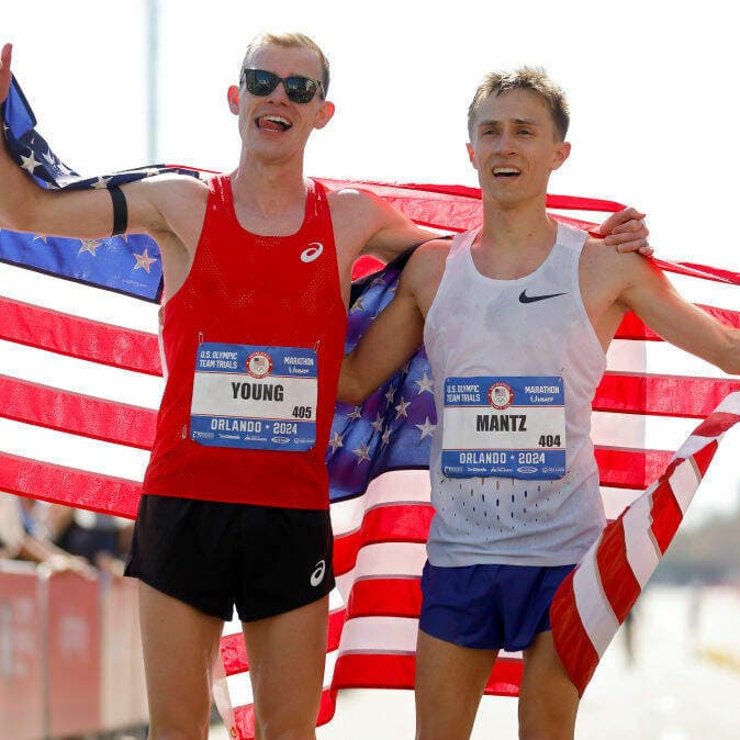 These team USA marathon runners are rooting for each other on and off the track artwork