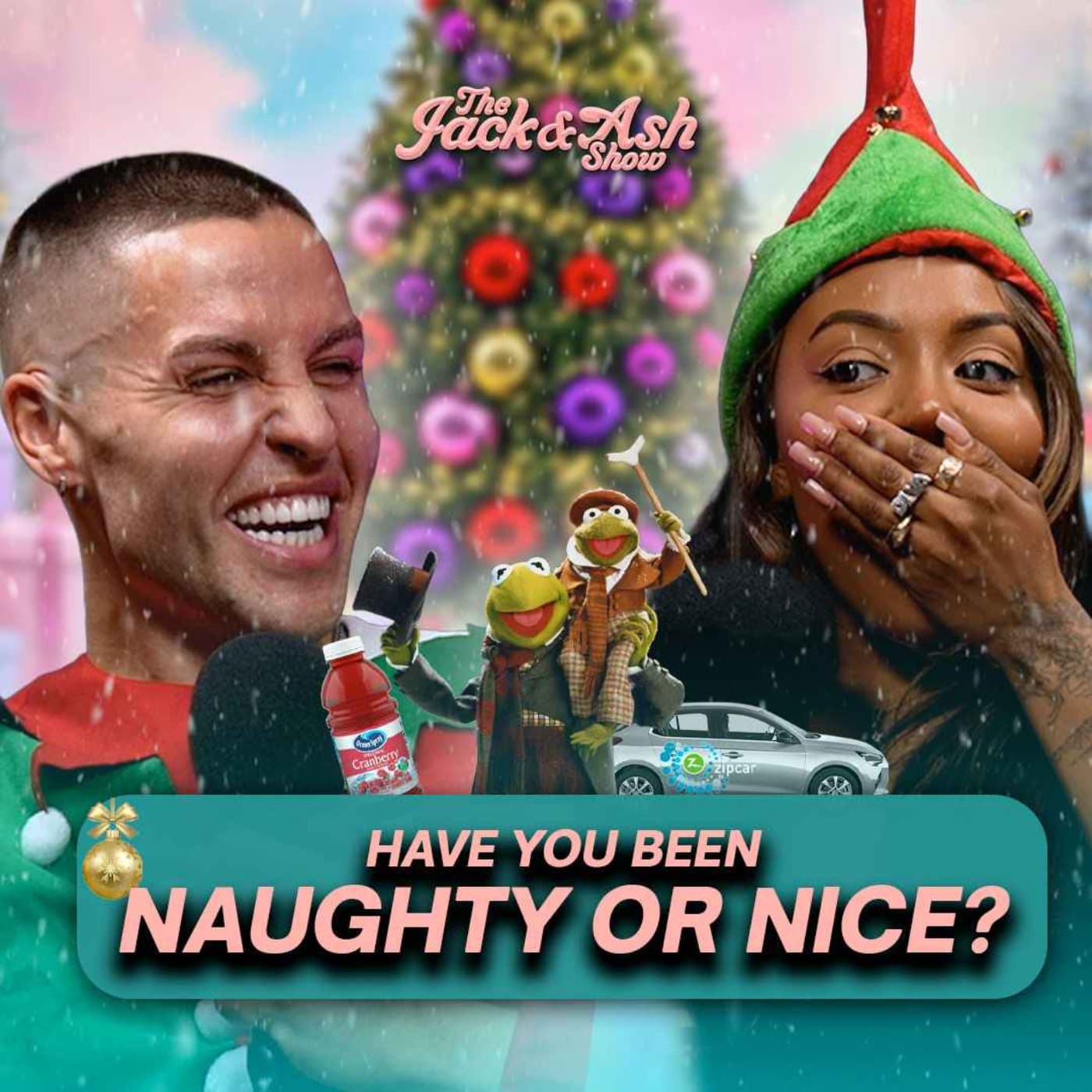 NAUGHTY OR NICE GIVEAWAY, CRANBERRY NIGHTMARE AND T*TS artwork