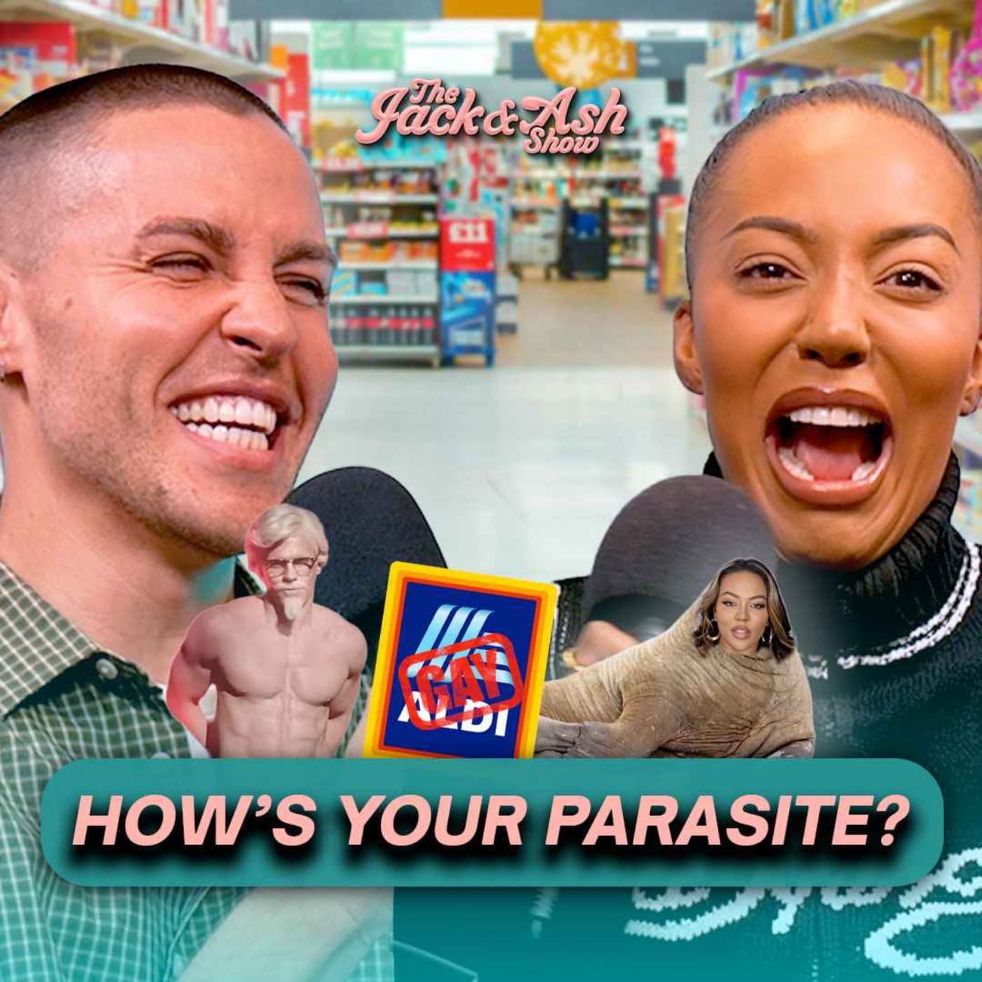 PARASITES, GAYEST SUPERMARKETS AND SNIFFING CANDLES artwork