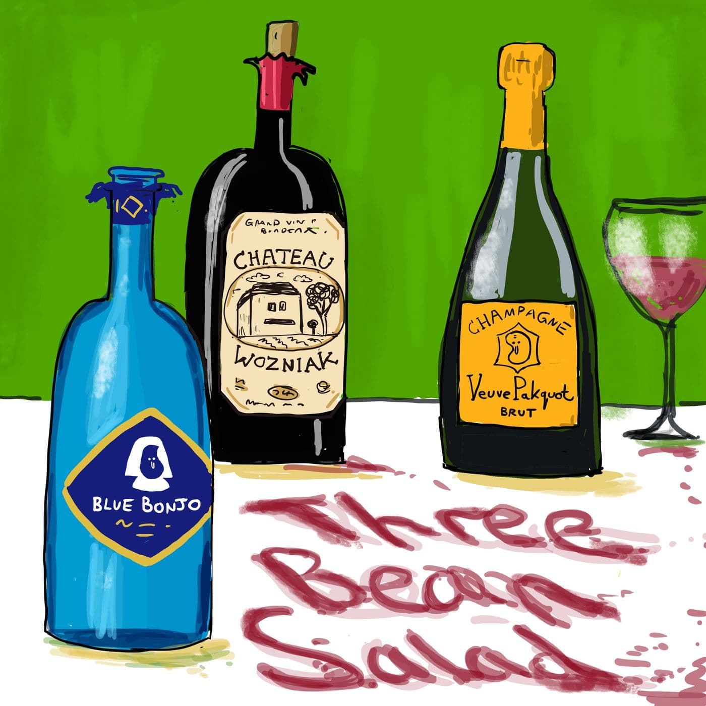 Wine artwork