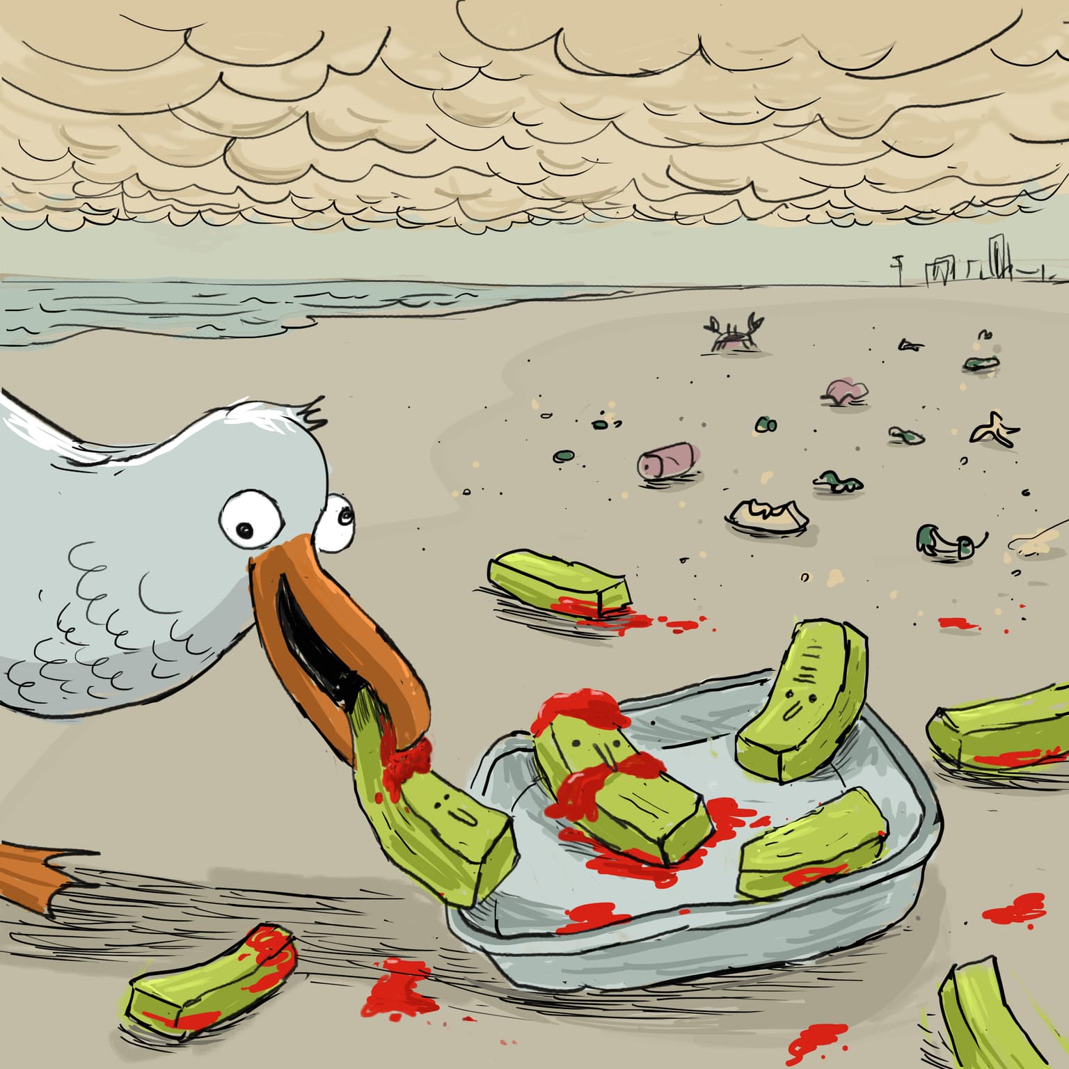 Seagulls artwork