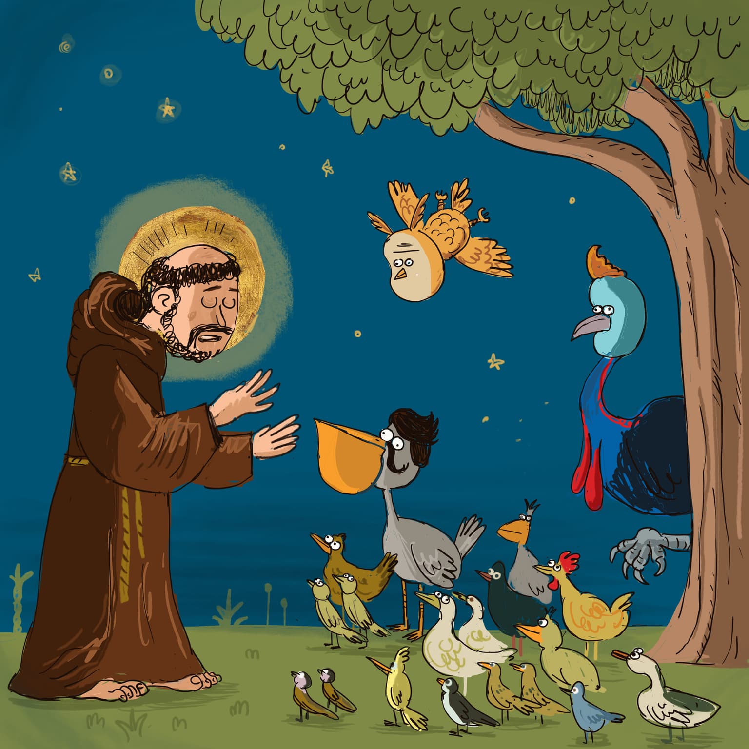 Saints artwork