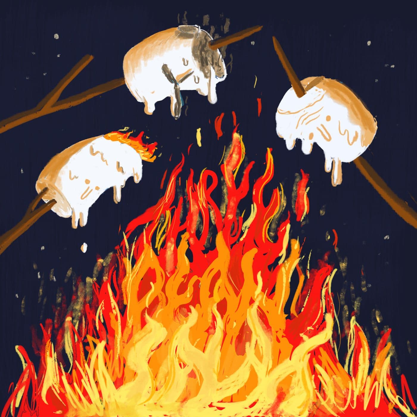 Fire artwork