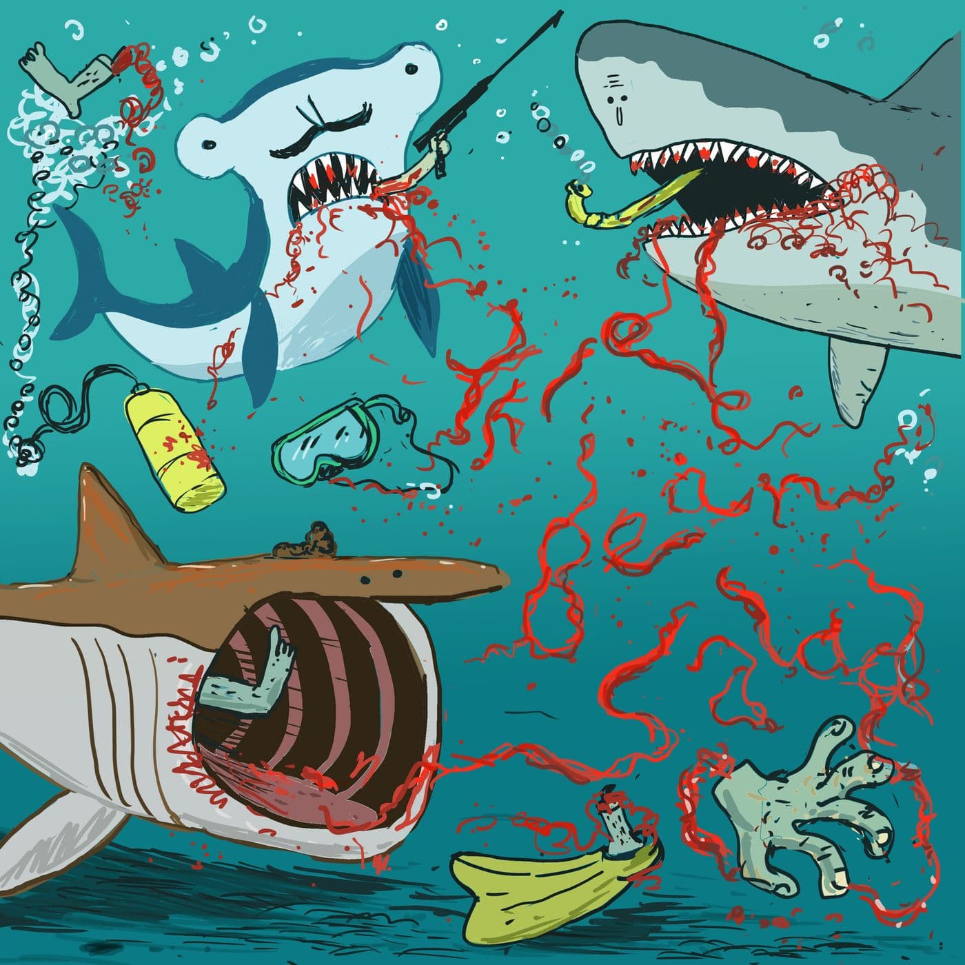Sharks artwork