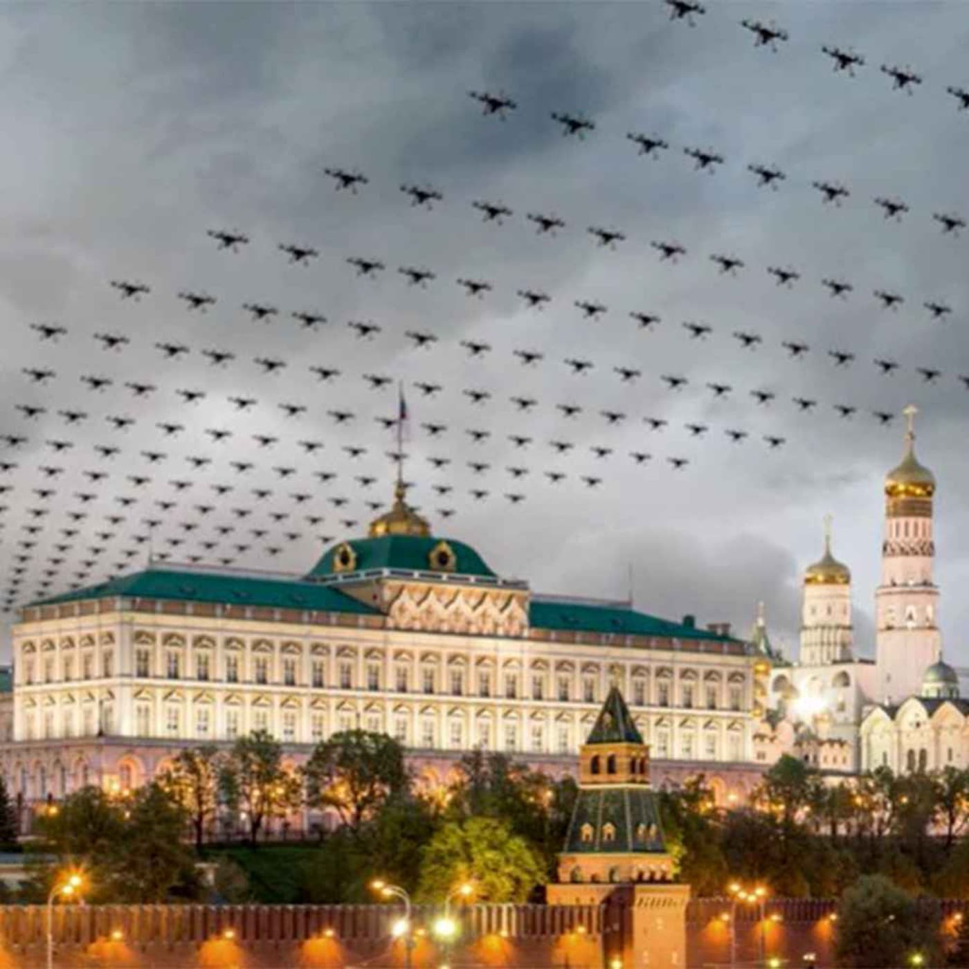 The mini-missiles designed to ram Putin’s drones out of the sky & head of a Kremlin-linked publishing house ‘falls out of a window’ artwork