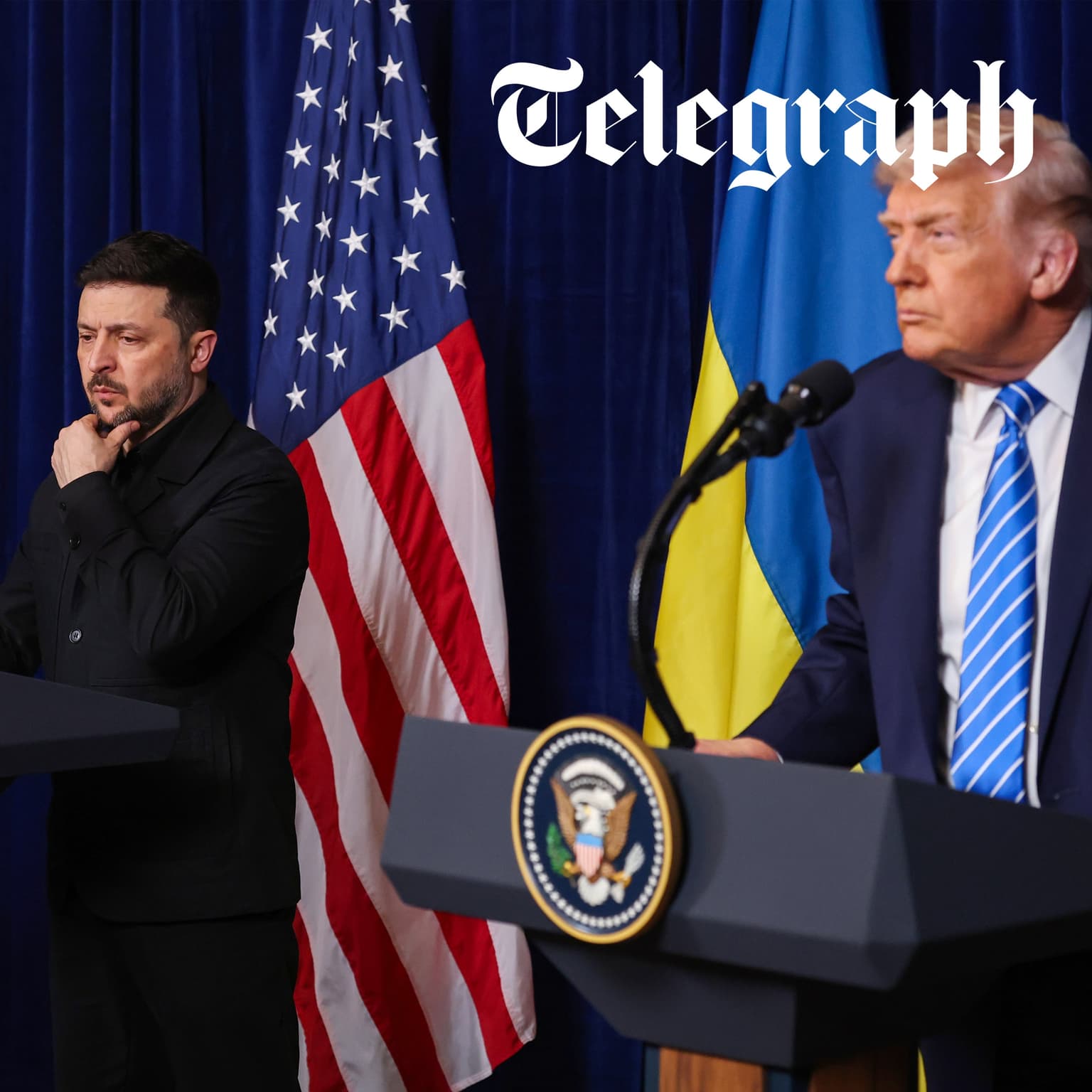Zelensky launches attack on Europe's leaders & Trump predicts Ukraine war will end ‘soon’ artwork