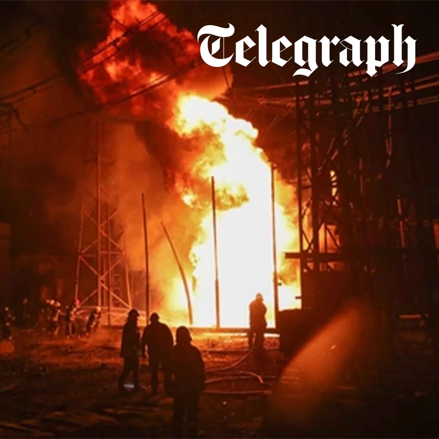 Strike sets thermal power plant ‘ablaze’ inside Russia & shooting at draft office in Ukraine leaves two soldiers injured artwork