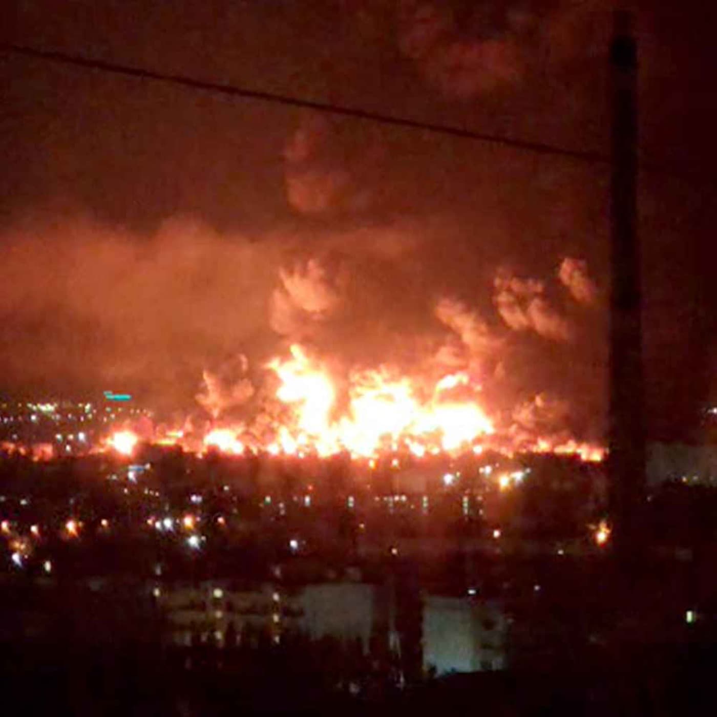 '5 tanks hit' in gigantic blaze at Russia's largest oil terminal in Crimea & US intel 'guided' Ukraine’s strikes on energy sites artwork