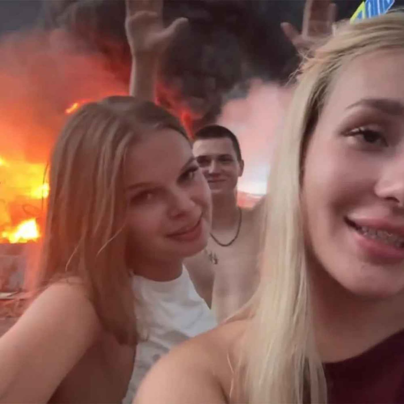 Russian resort city 'ablaze' after Ukrainian air raid & Trump calls nuclear bluff of Putin’s hawk-in-chief artwork