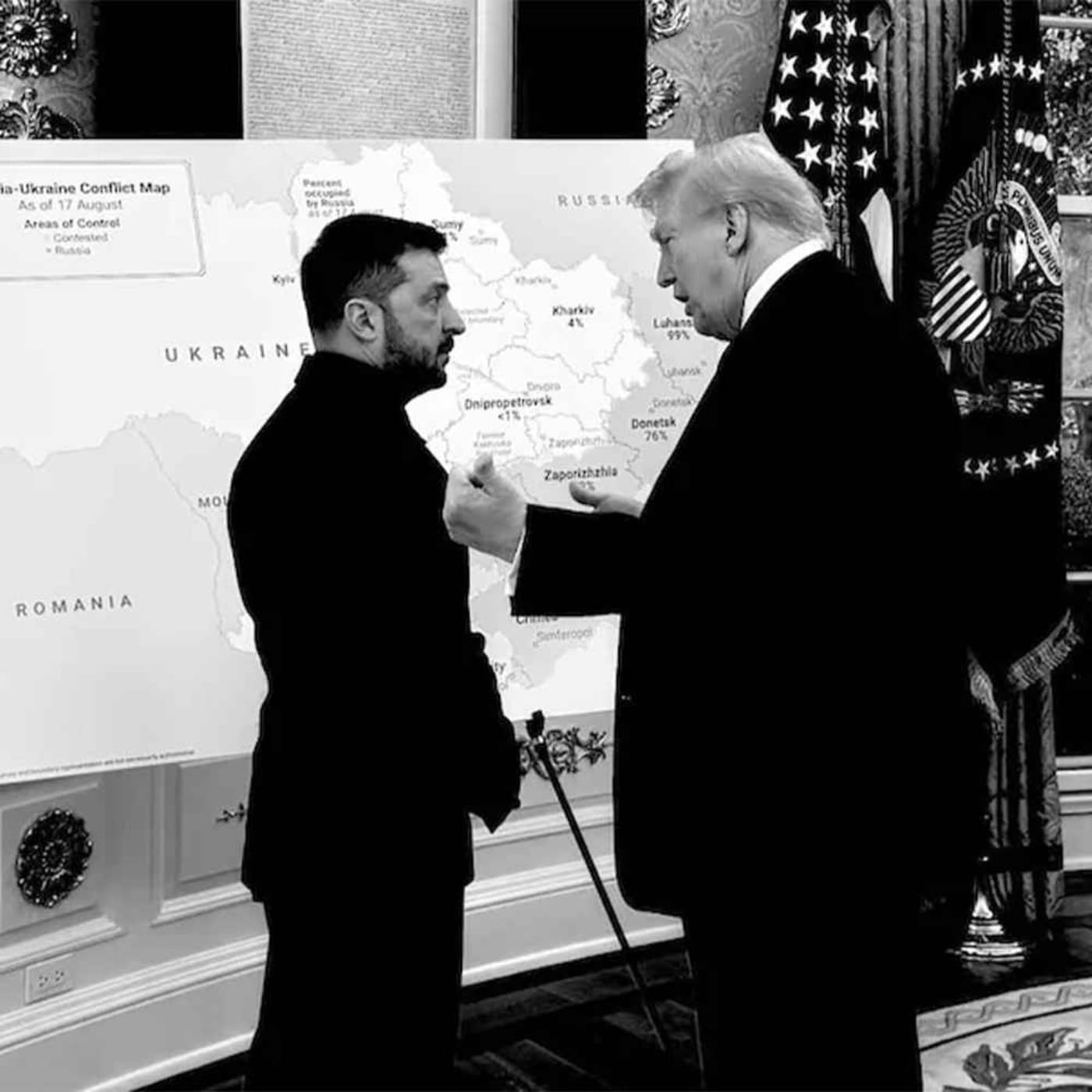 Ukraine ‘offers Trump $100bn arms deal’ for security guarantees & leaders debate venues for Putin-Zelensky talks artwork