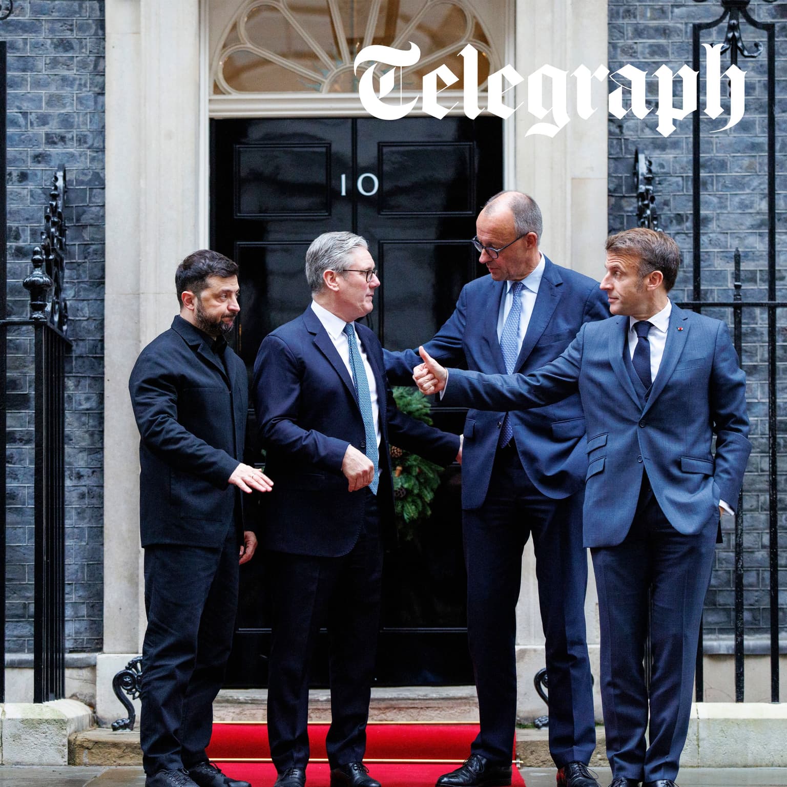 European leaders and Zelensky in London searching for 'new phase' to peace talks artwork
