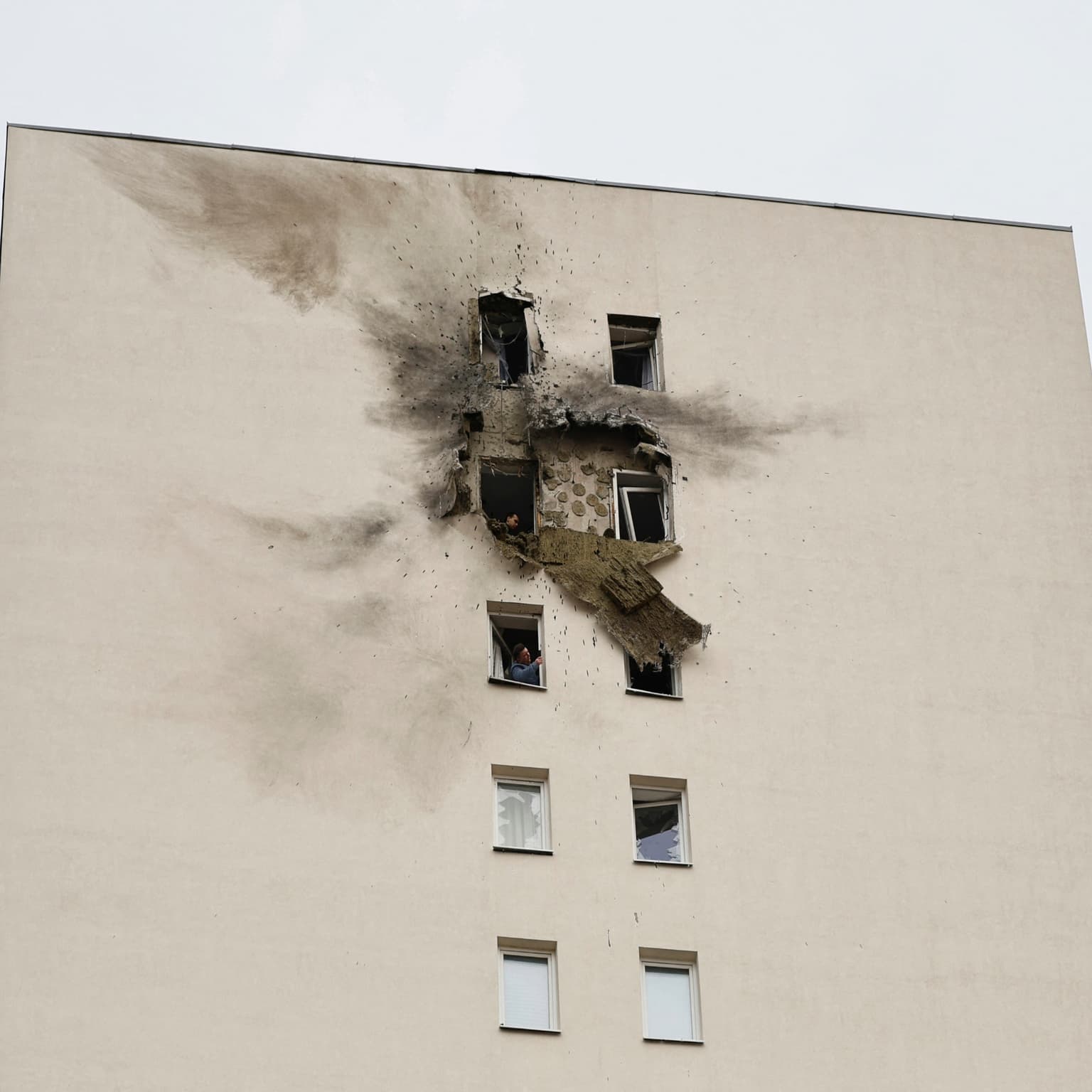 Moscow hit by largest drone attack in history artwork