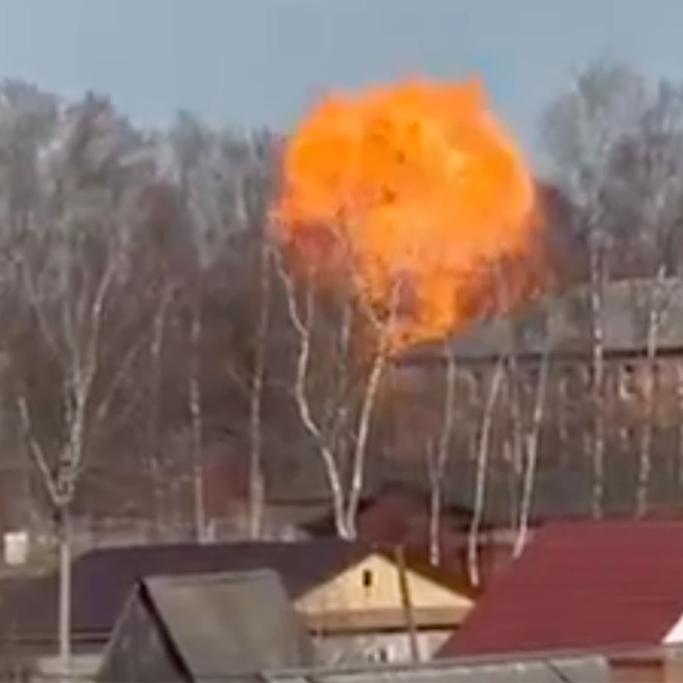 Explosion at Russian base accused of massacre & Denmark to send troops to Ukraine artwork