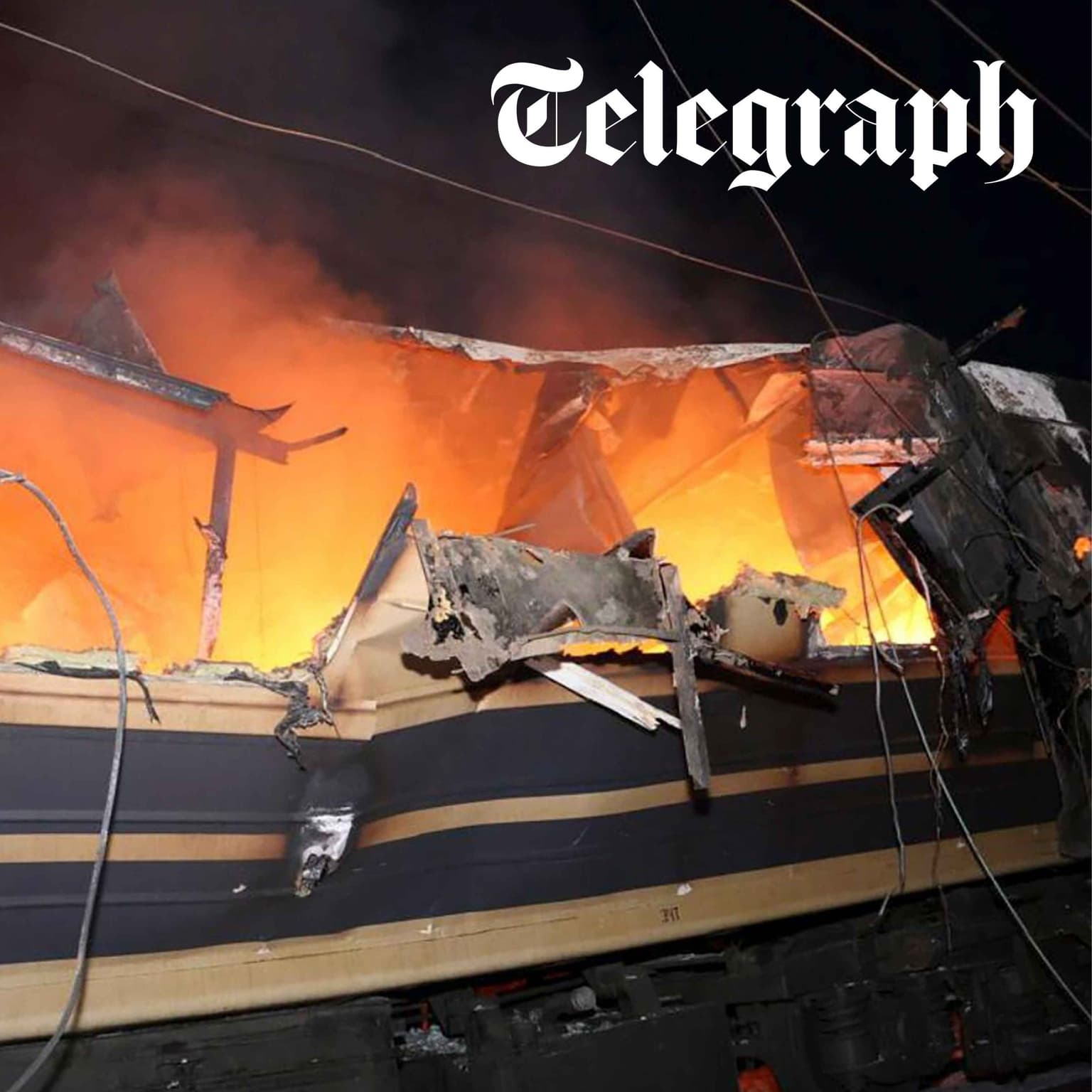 Drones strike Ukrainian passenger train in ‘act of terrorism’ & Russia suffers more losses ‘than any major power since WW2’ artwork