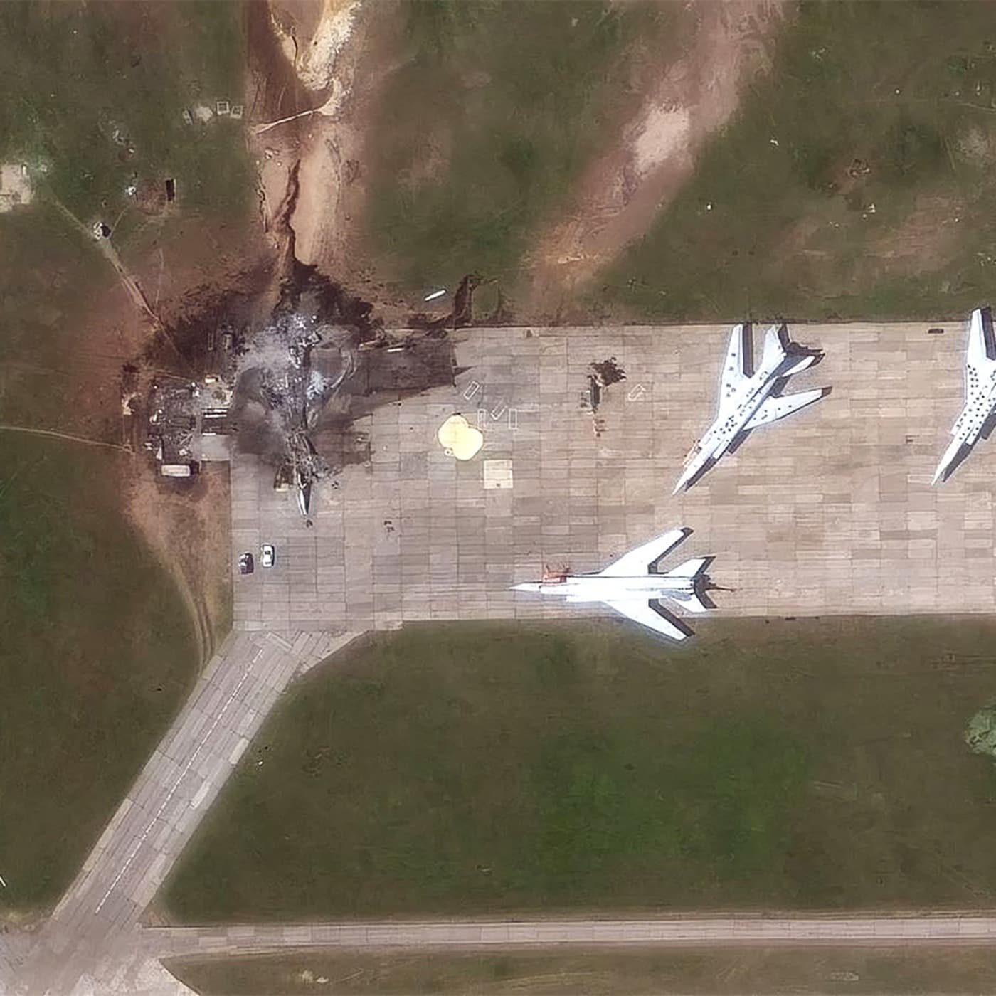 Hackers steal secret data from humiliated Russian bomber maker & first successful Ukrainian hit on Iskander missile launcher artwork