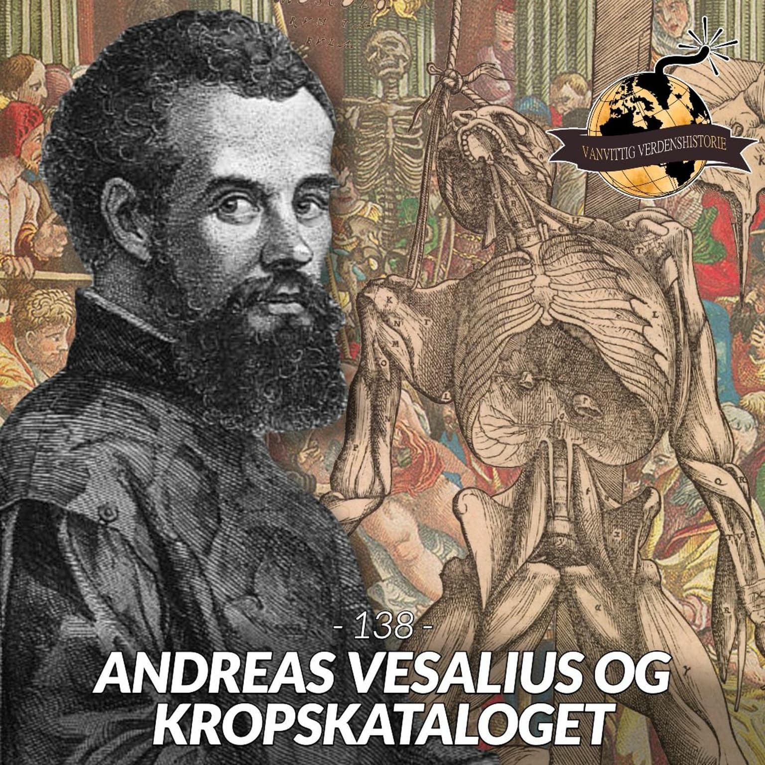 #138: Andreas Vesalius og Kropskataloget artwork