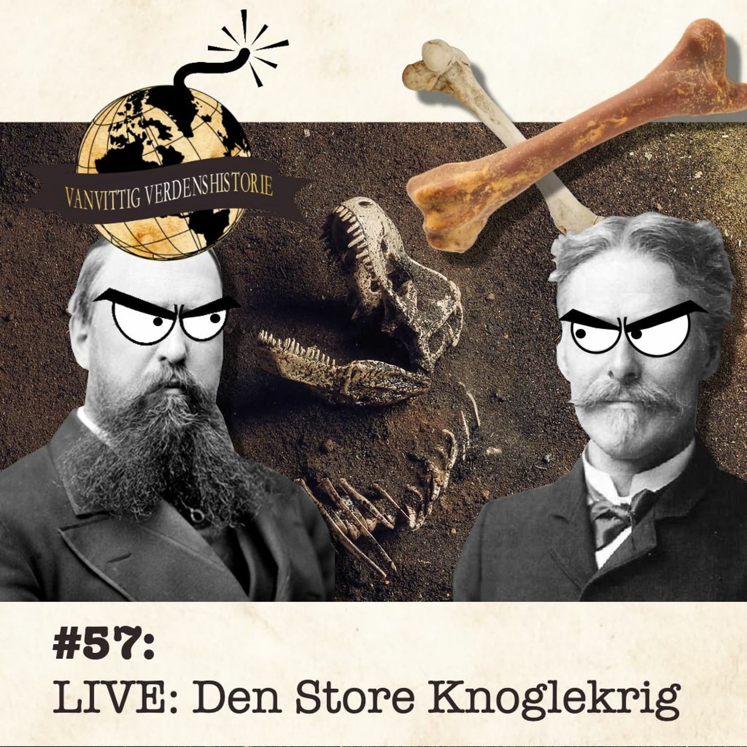 #57: Den Store Knoglekrig (Live fra Odd Fellow Palæet, Odense) artwork