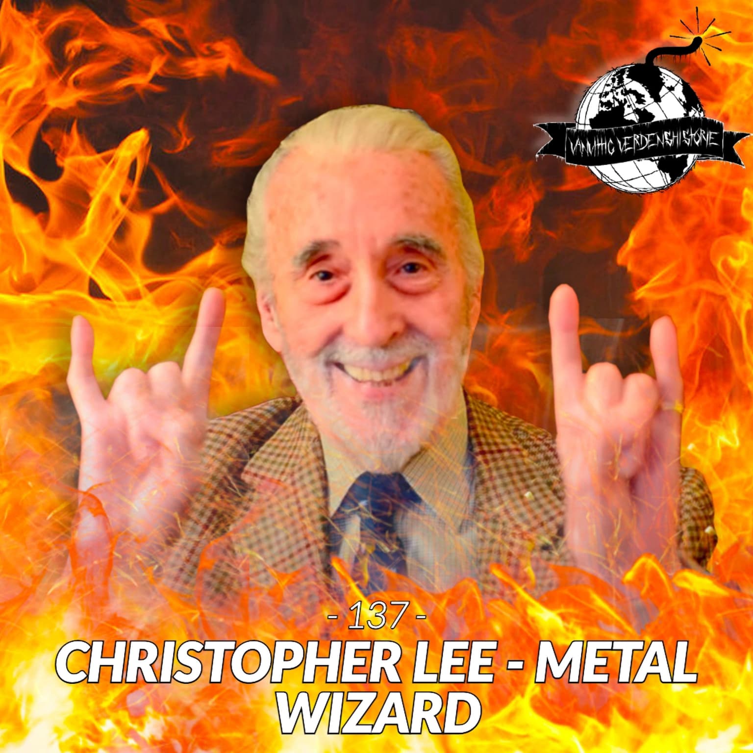 #137: Christopher Lee - Metal Wizard (Live fra Copenhell Con) artwork