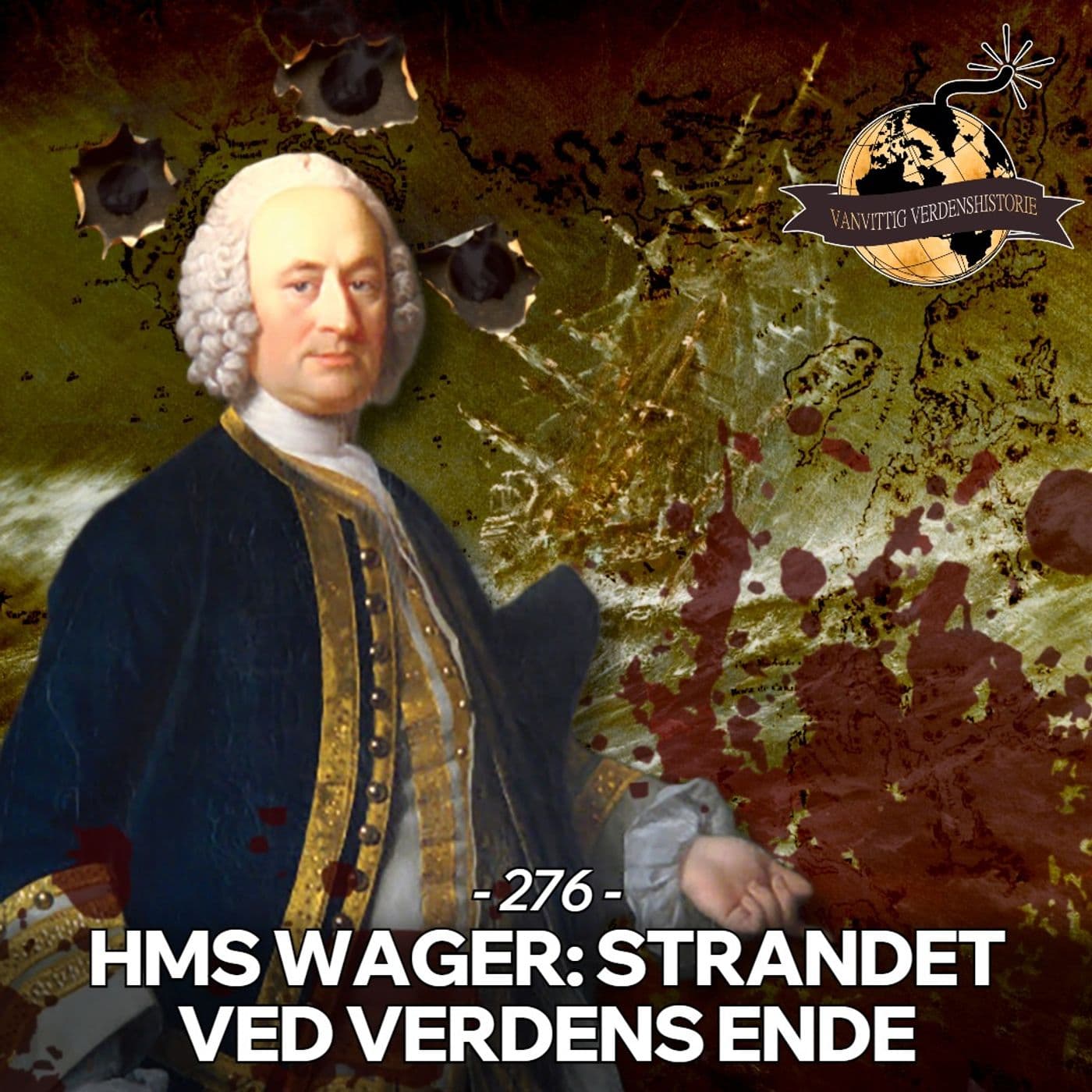 #276: HMS Wager: Strandet ved Verdens Ende (Live fra Viborg) artwork