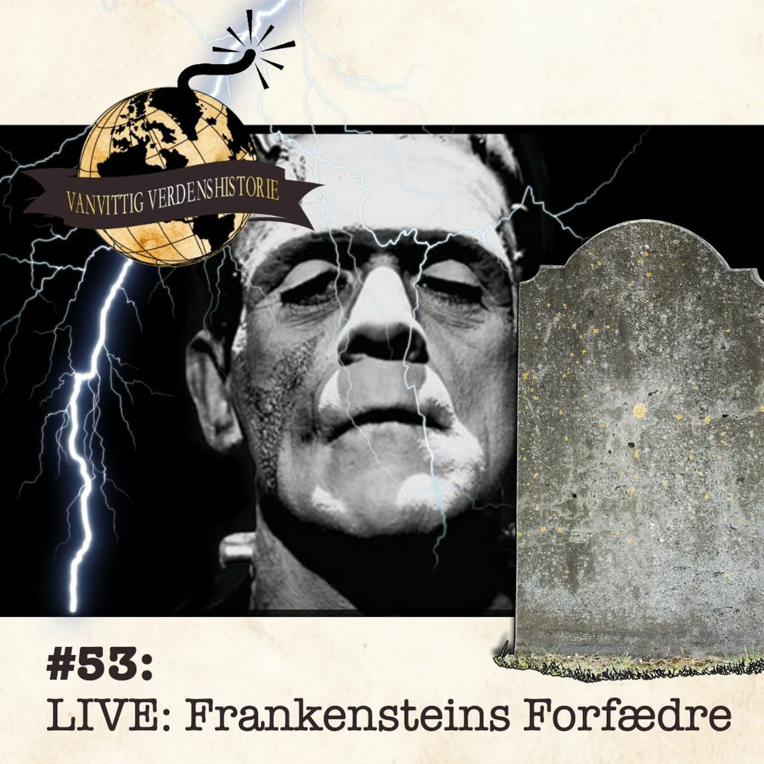 #53: Frankensteins Forfædre (Live fra Odd Fellow Palæet, Odense) artwork