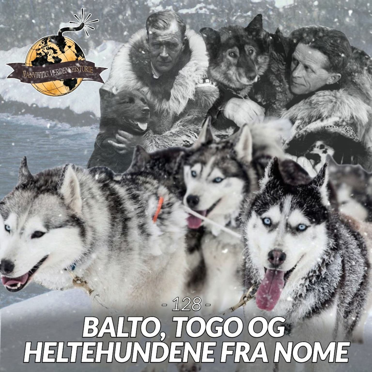 #128: Balto, Togo og Heltehundene fra Nome artwork