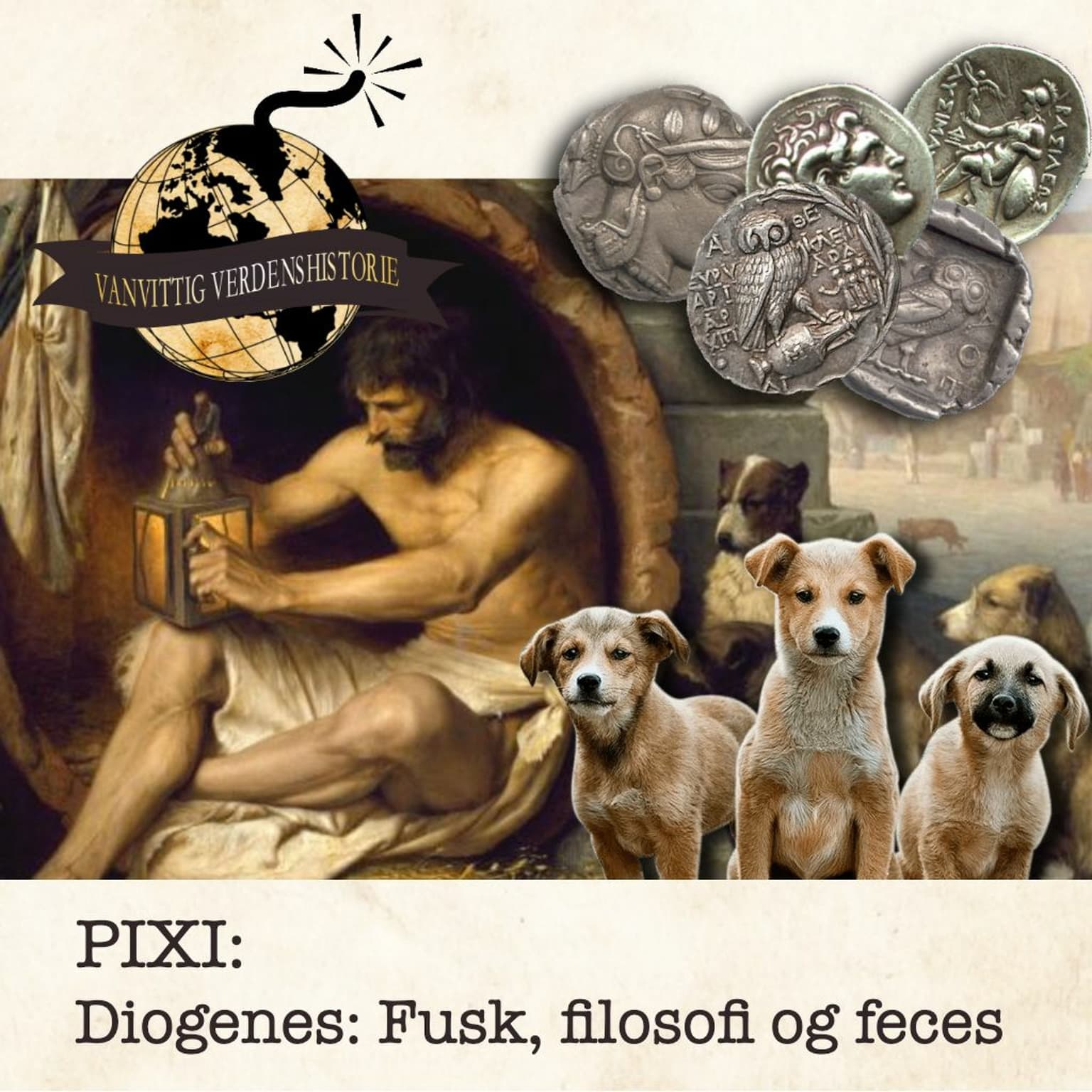 PIXI: Diogenes: Fusk, filosofi og feces artwork